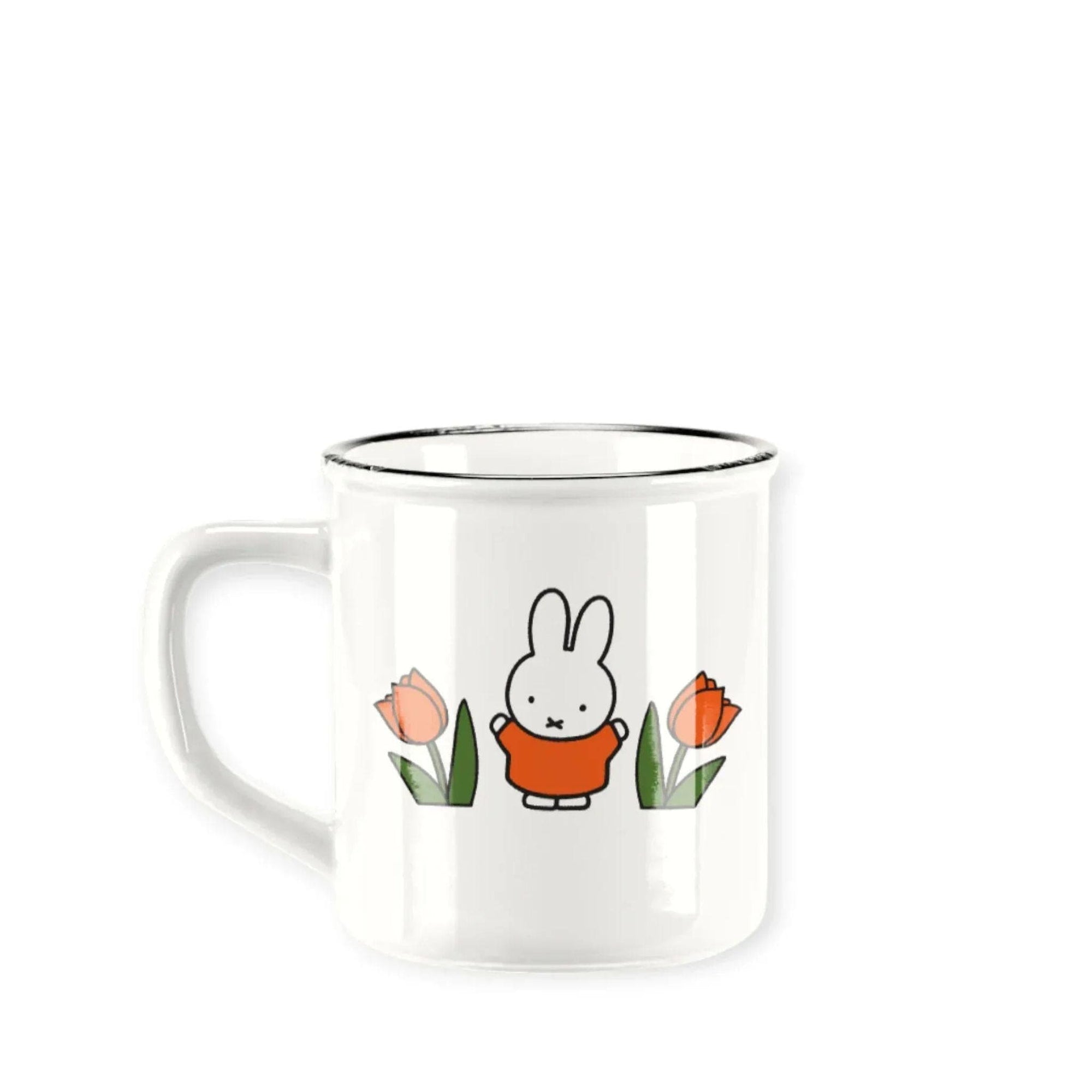 Miffy Retro Ceramic Red Tulips Mug 220ml