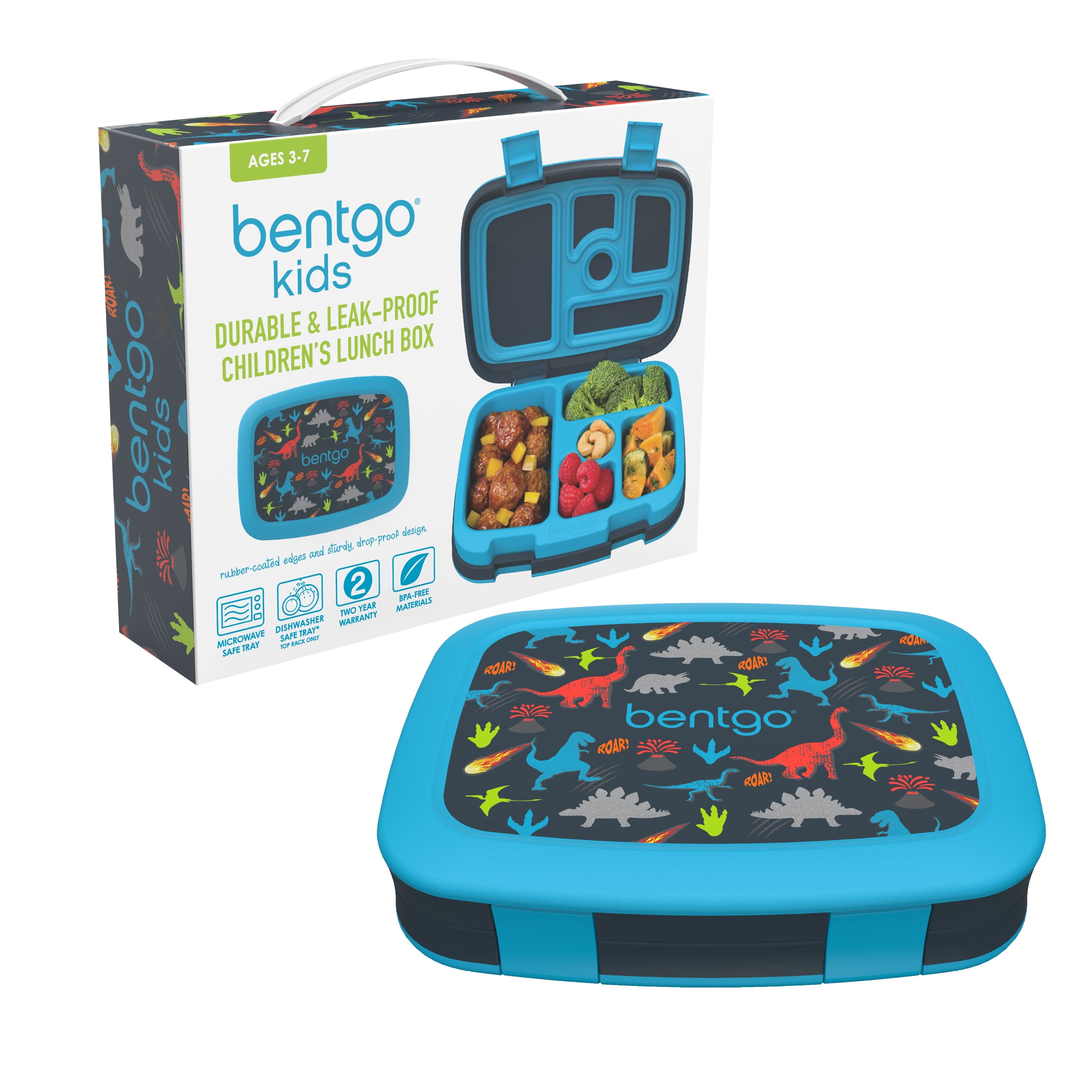 Bentgo Kids Prints Five Compartment Leakproof Lunch Box