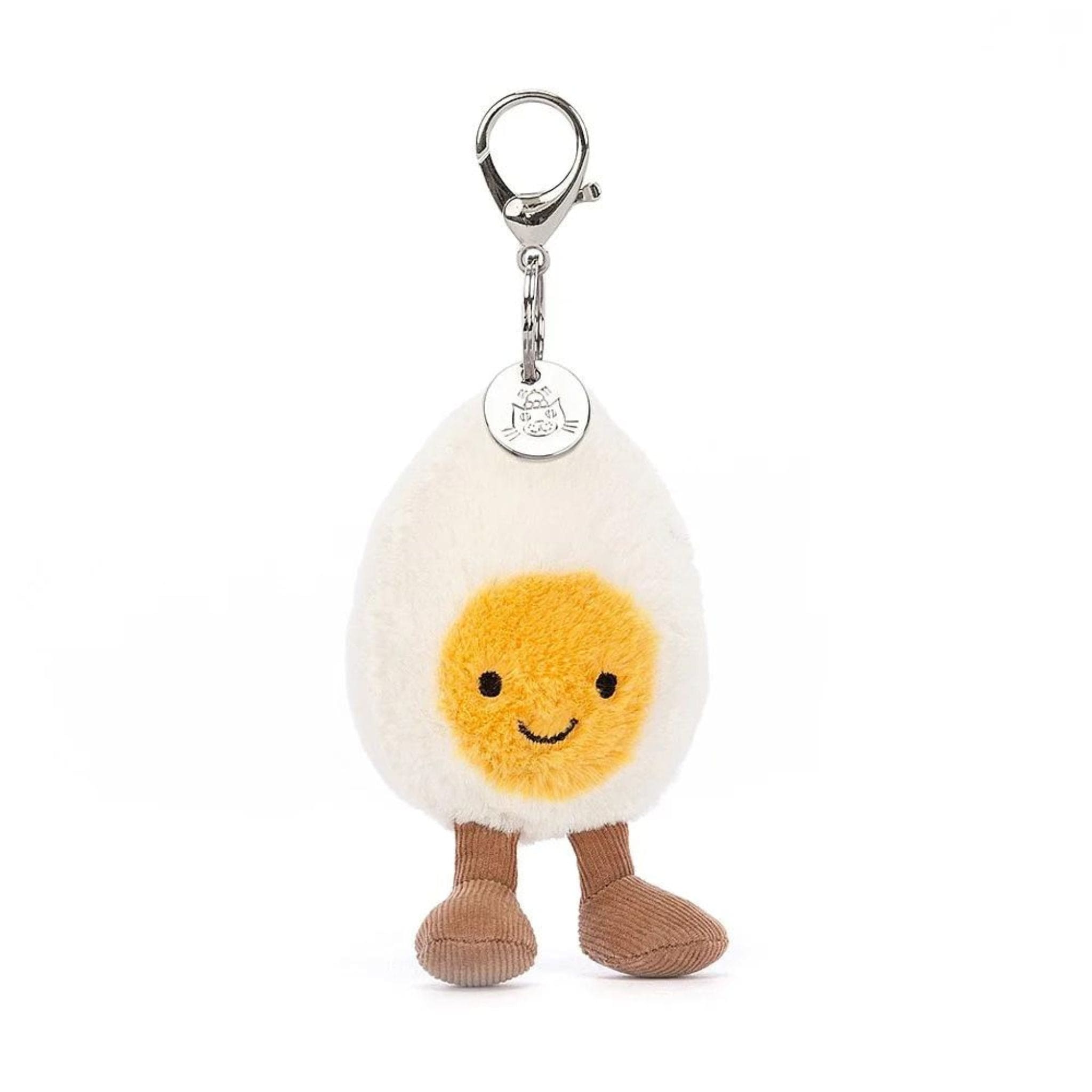 Jellycat Amuseables Happy Boiled Egg Bag Charm 18cm
