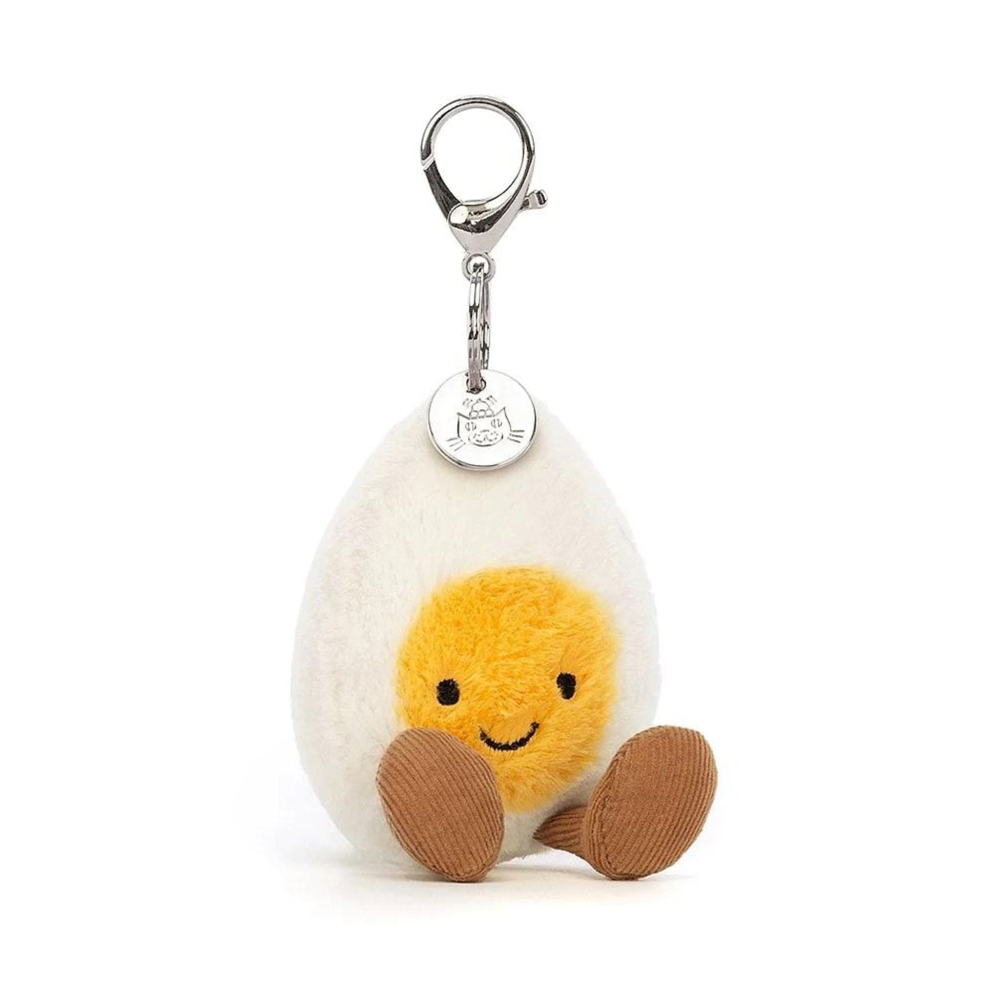 Jellycat Amuseables Happy Boiled Egg Bag Charm 18cm