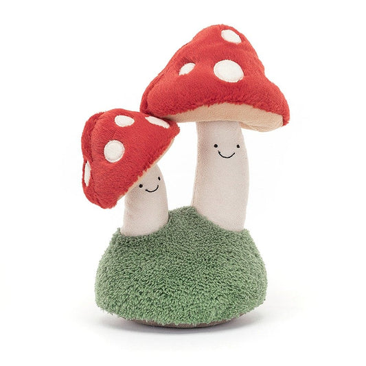 Jellycat Amuseable Pair Of Toadstools soft toy 25cm