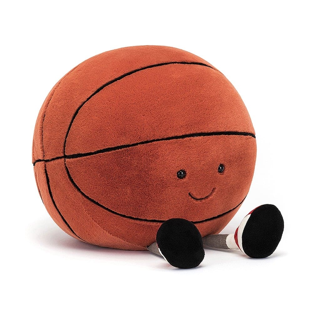 Jellycat Amuseables Sports Basketball soft toy 22cm