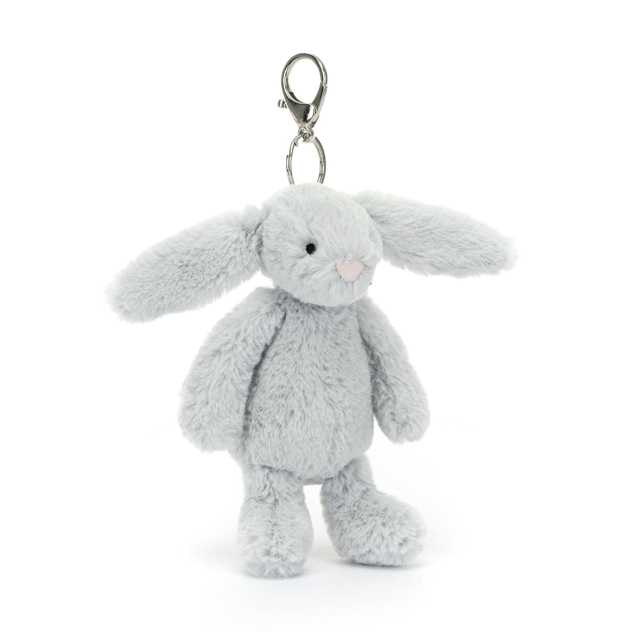 Jellycat Bashful Silver Bunny Bag Charm 18cm