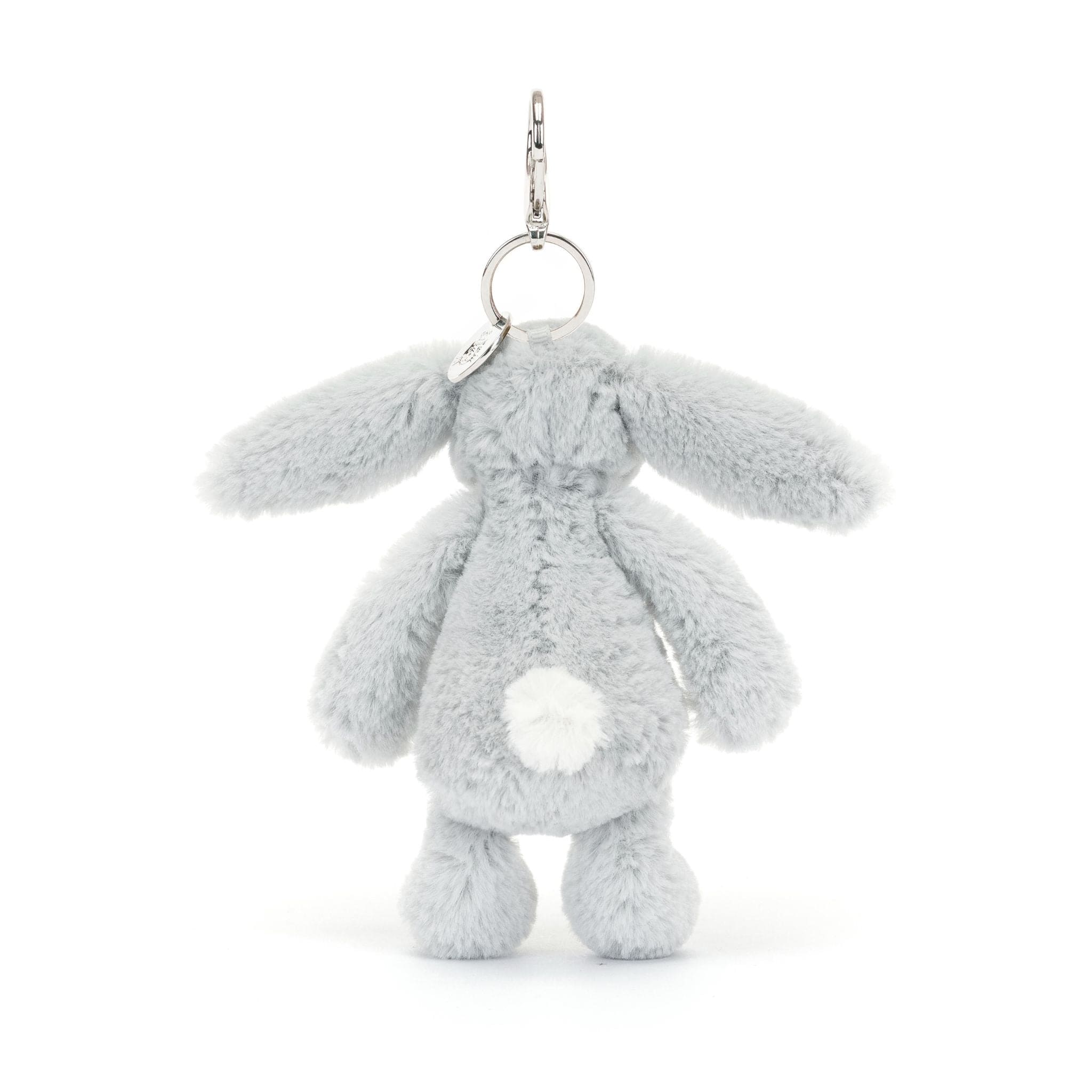 Jellycat Bashful Silver Bunny Bag Charm 18cm
