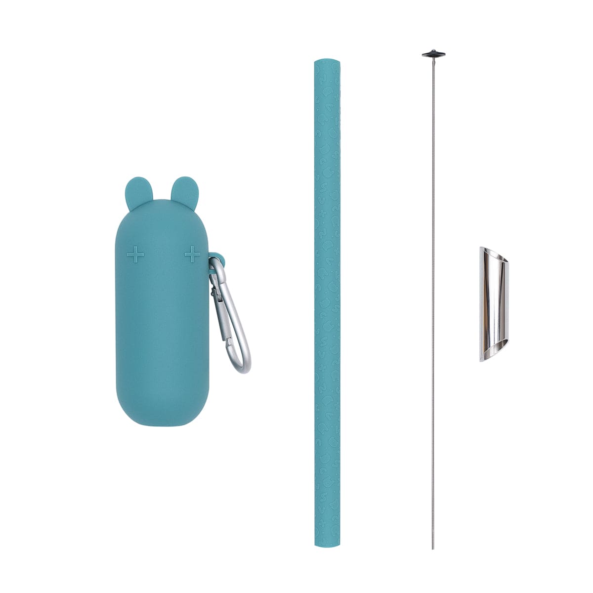 We Might Be Tiny Bubble Tea Silicone Straw Set + Keepie