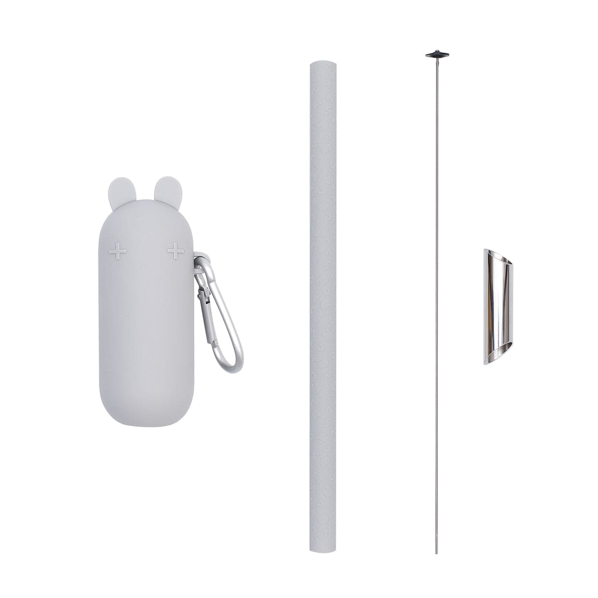 We Might Be Tiny Bubble Tea Silicone Straw Set + Keepie
