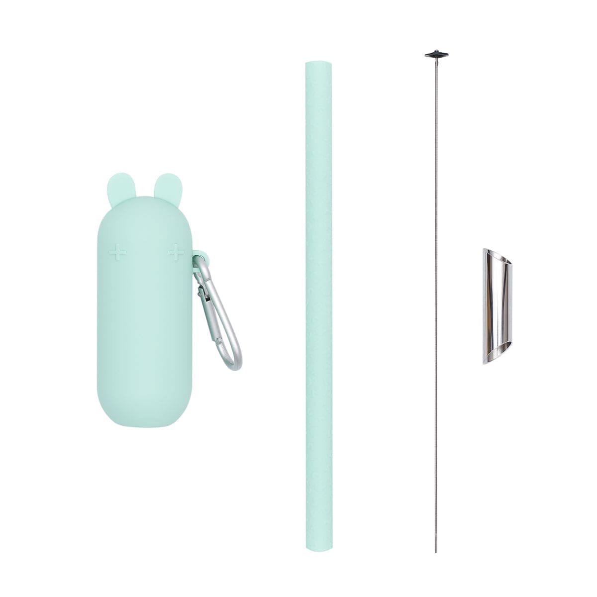 We Might Be Tiny Bubble Tea Silicone Straw Set + Keepie
