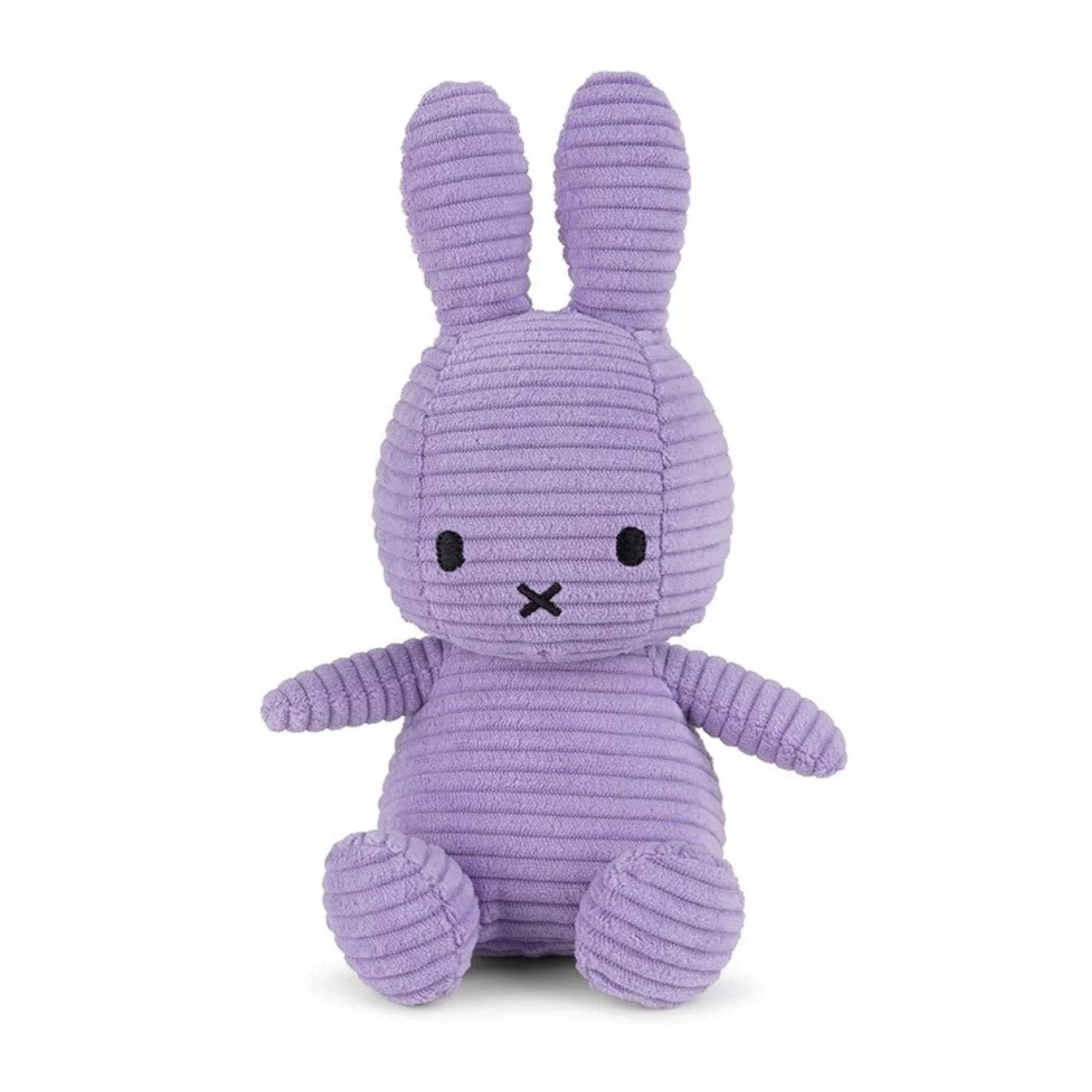 Miffy Eco Corduroy Plush - Lilac 23cm