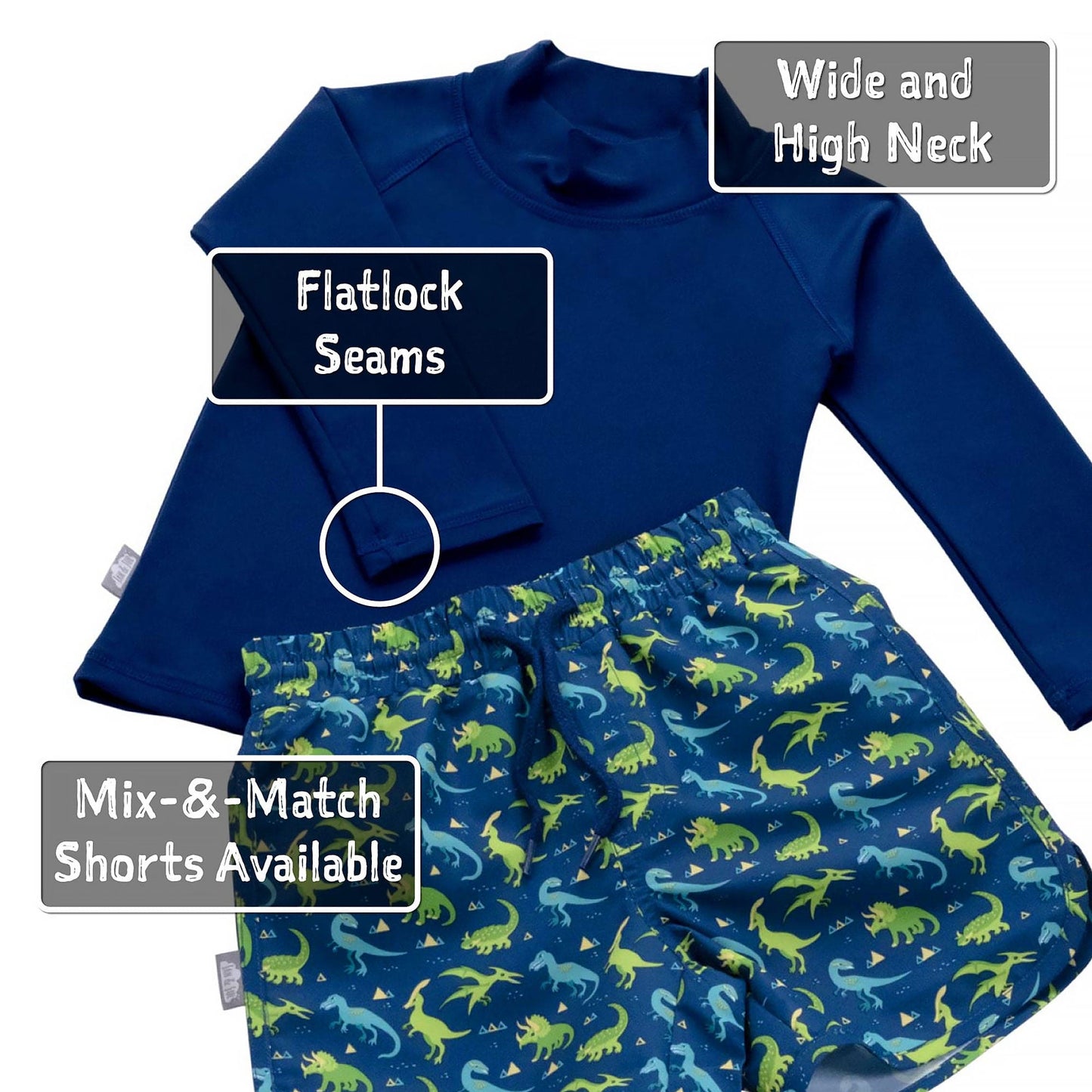 Jan & Jul Kids UPF 50+ Rashguard Top