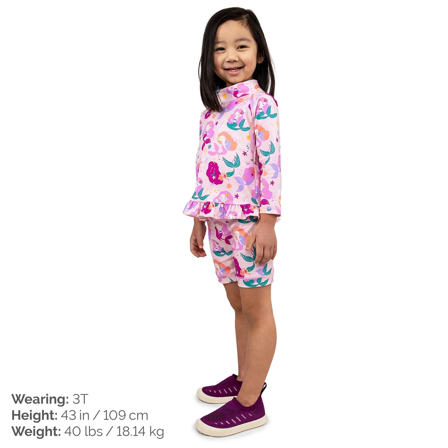 Jan & Jul Kids UPF 50+ UV Long Sleeve Rashguard Set
