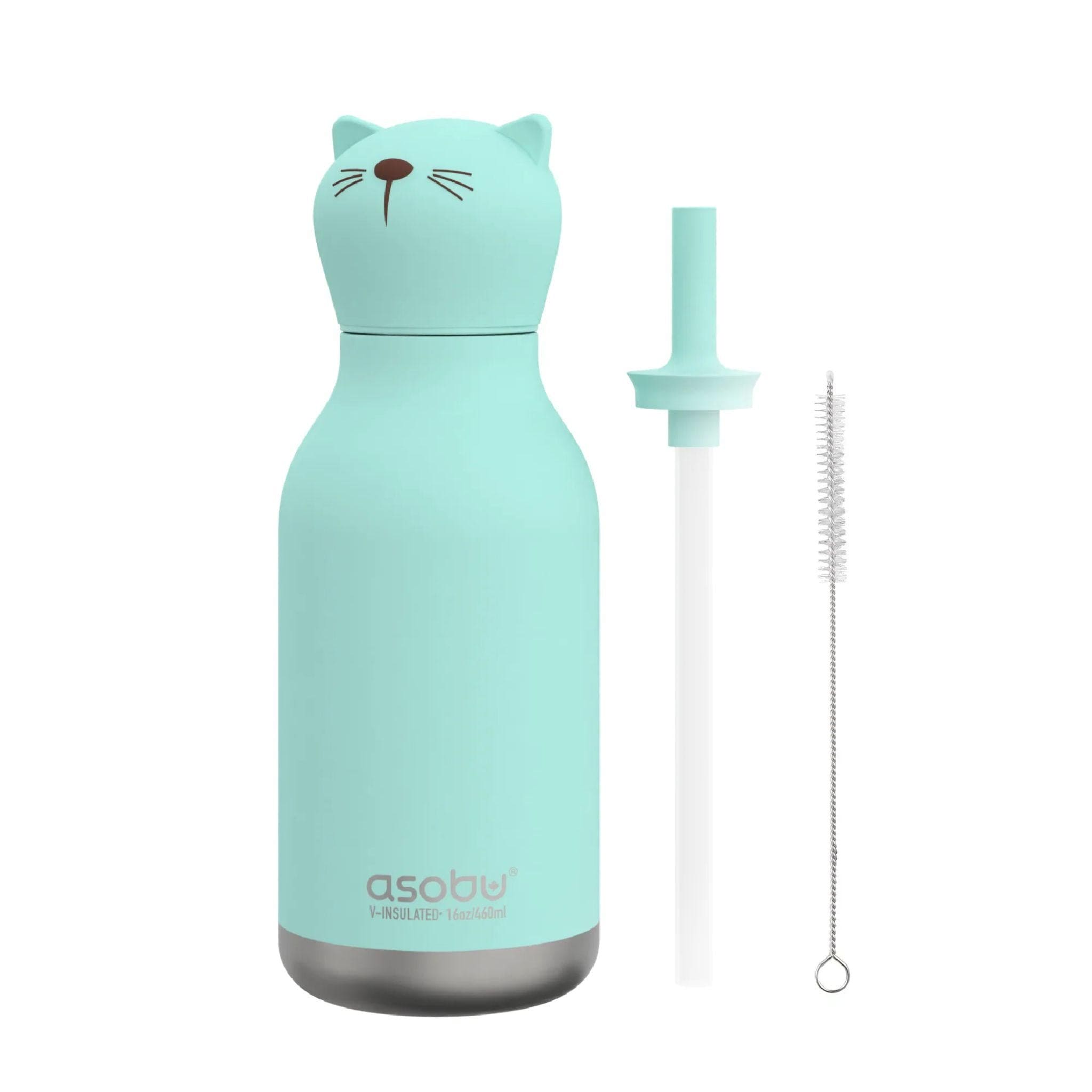 Asobu Bestie Cat Vacuum Insulated Water Bottle 460ml