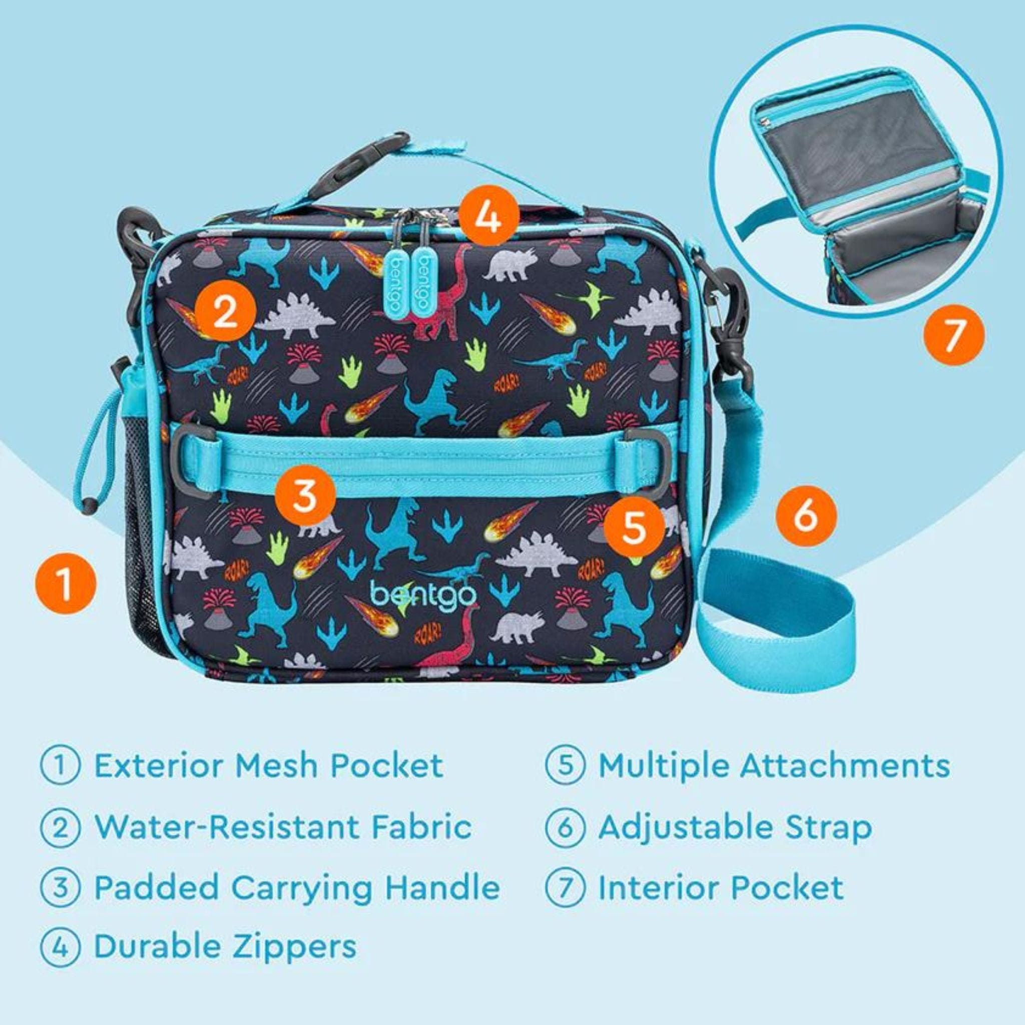 Bentgo Kids Prints Double Insulated Water-Resistant Lunch Bag