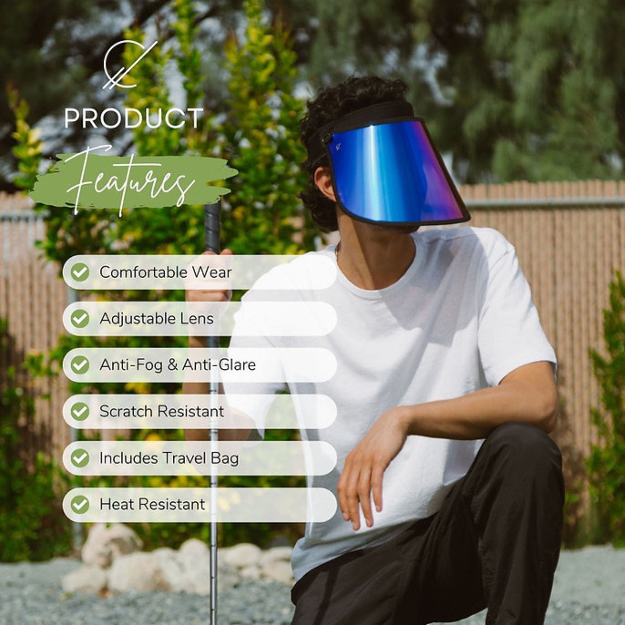 Bluestone Sunshields Full Lux Mermaid Visor