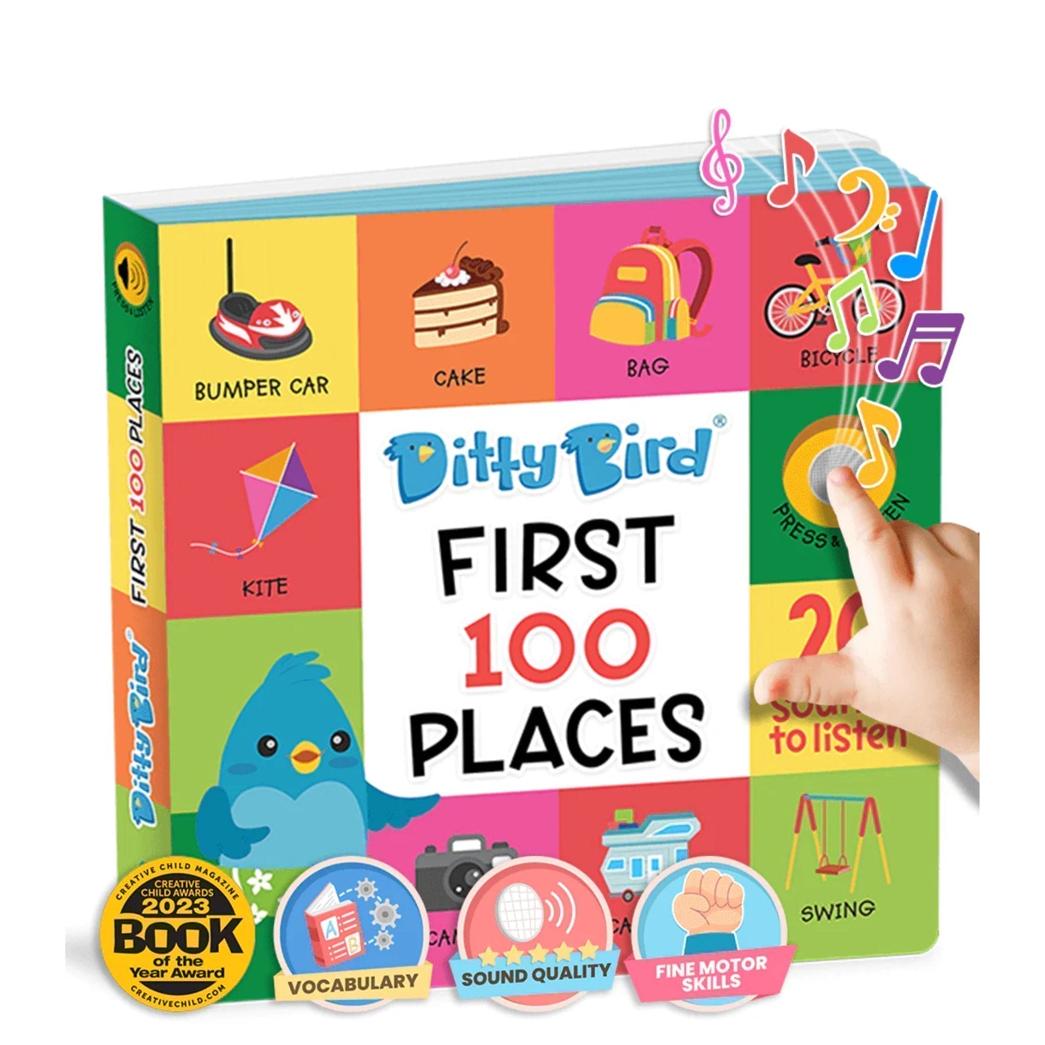 Ditty Bird First 100 Places Sound Board Book