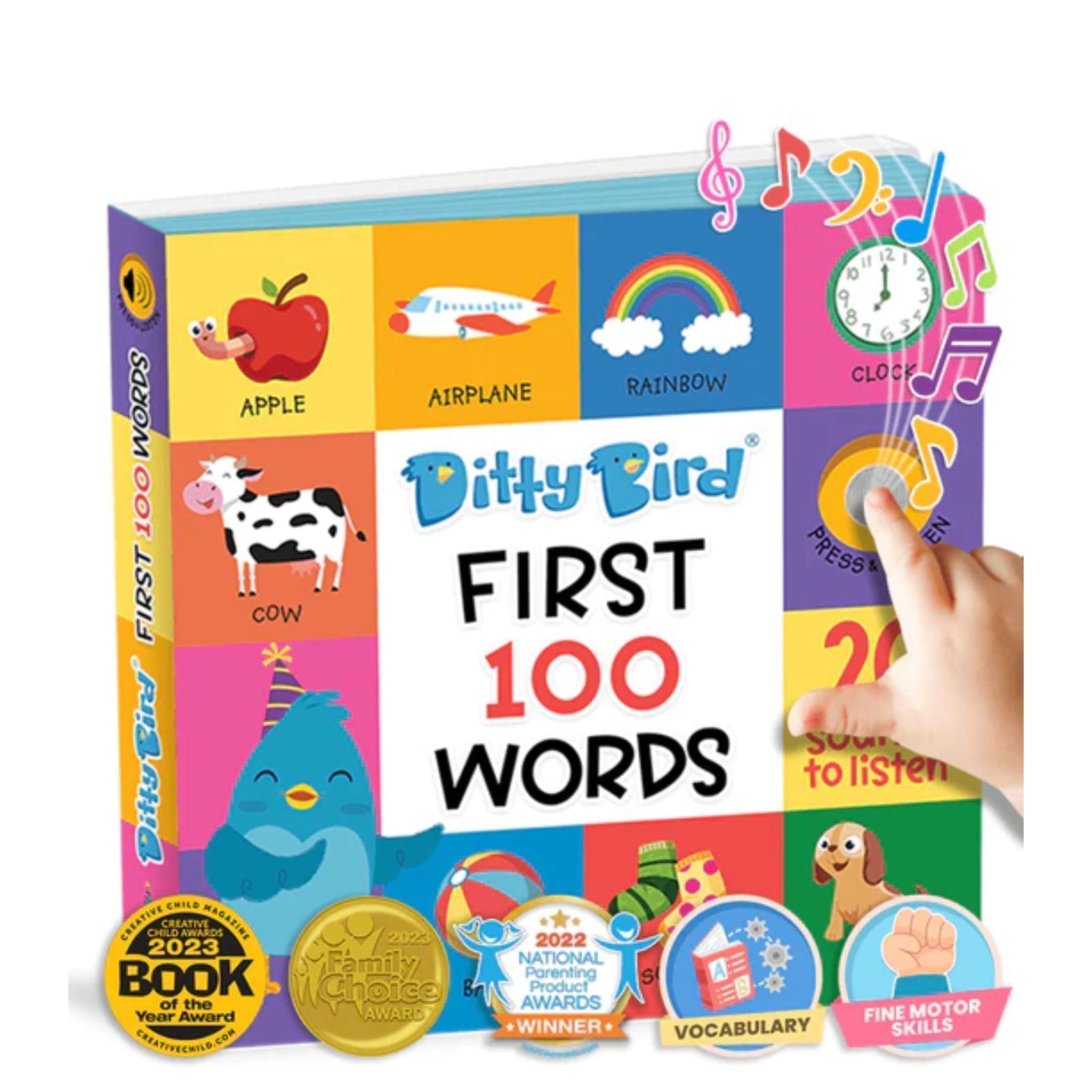 Ditty Bird First 100 Words Sound Board Book