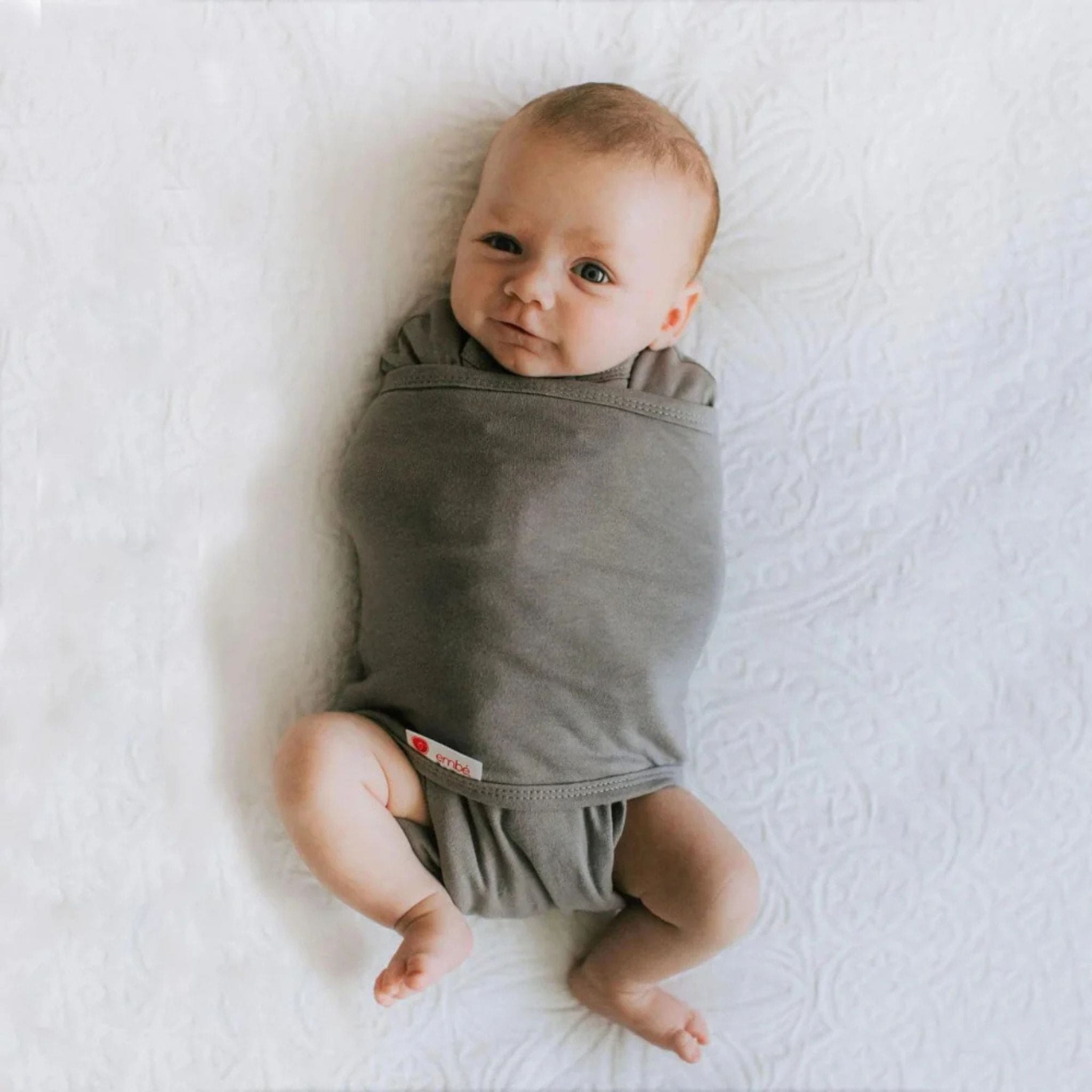 embé Starter Slate 2-Way Swaddle Sack (0-3 months)