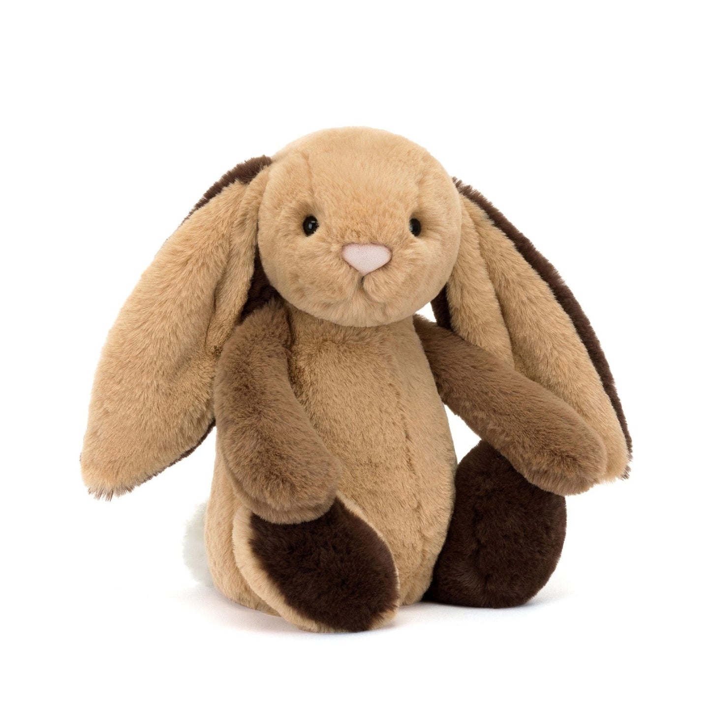 Jellycat Bashful Patchwork Brown Bunny soft toy 31cm
