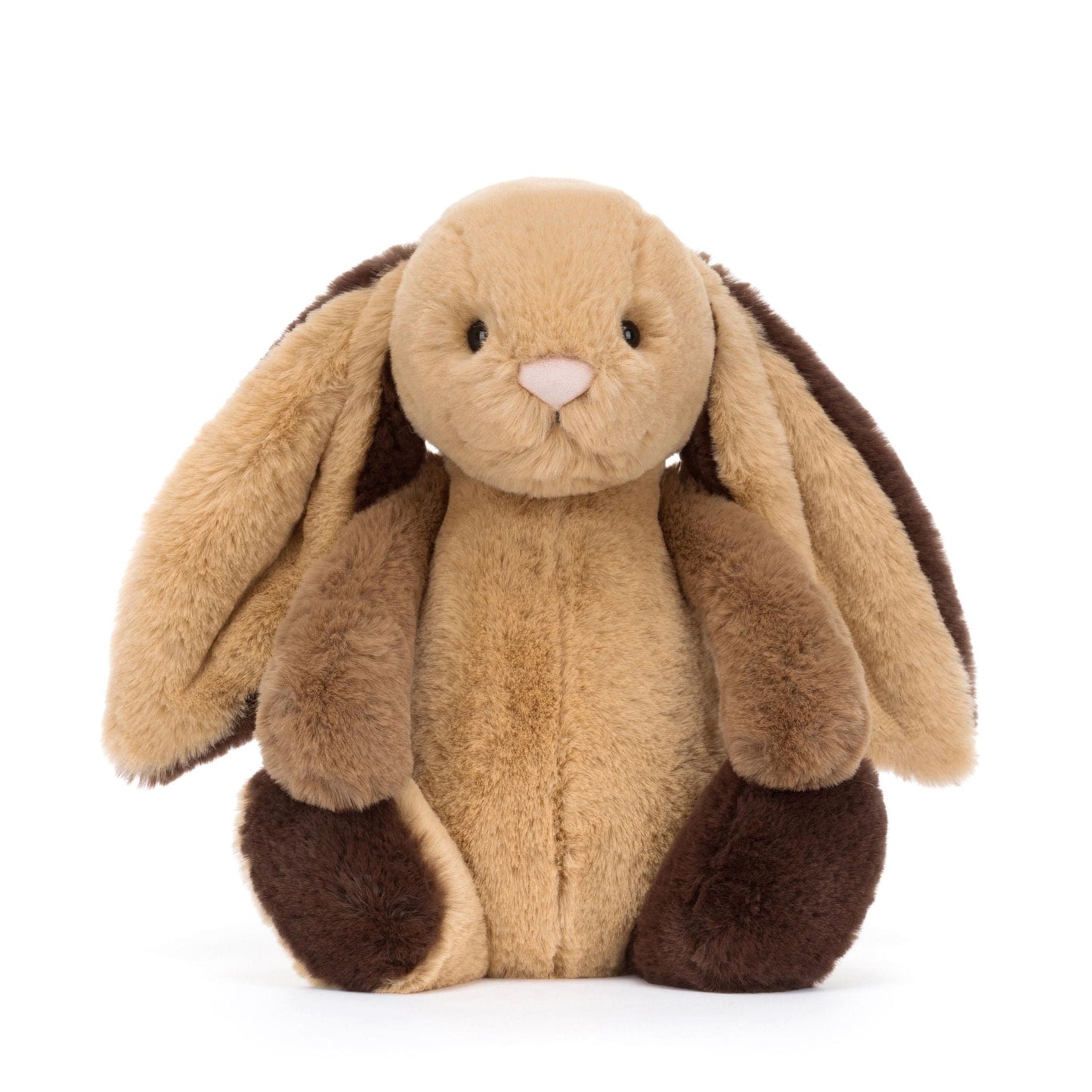 Jellycat Bashful Patchwork Brown Bunny soft toy 31cm