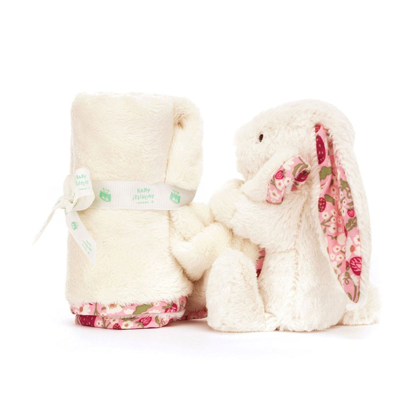 Jellycat Blossom Cream Bunny 'Berry' Soother 34cm