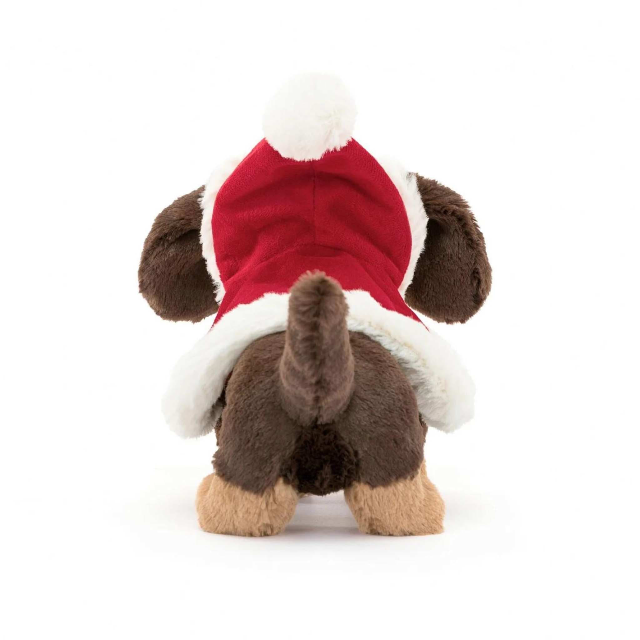 Jellycat Winter Warmer Otto Sausage Dog soft toy 19cm