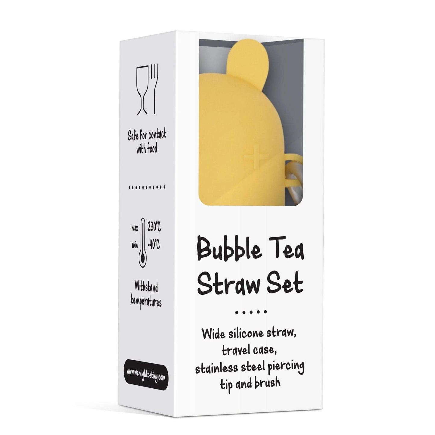 We Might Be Tiny Bubble Tea Silicone Straw Set + Keepie