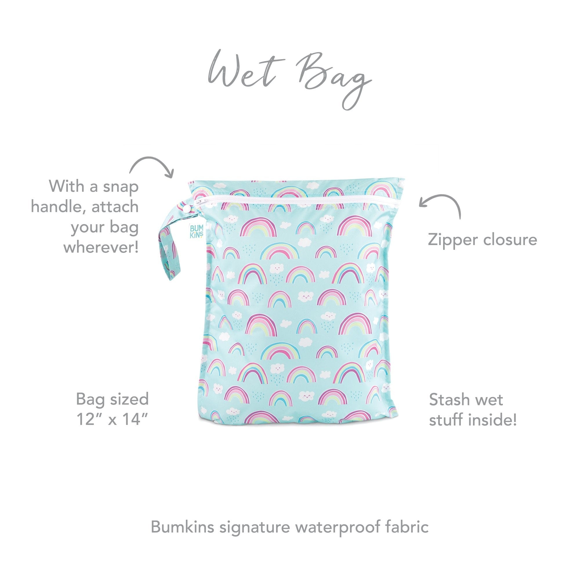 Bumkins Wet Bag - Rainbows Bumkins Wet Bag - Rainbows