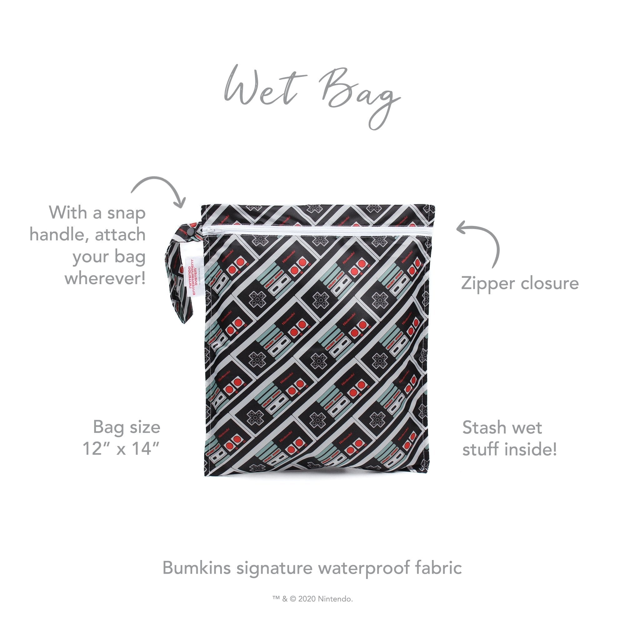 Bumkins Wet Bag - Nintendo®Console Bumkins Wet Bag - Nintendo®Console