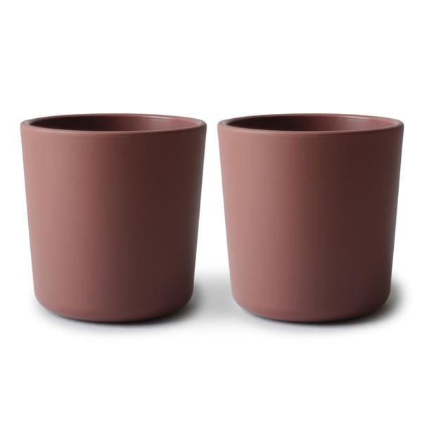 Mushie Dinnerware Cups, Set of 2 (Woodchuck) Mushie Dinnerware Cups, Set of 2 (Woodchuck)