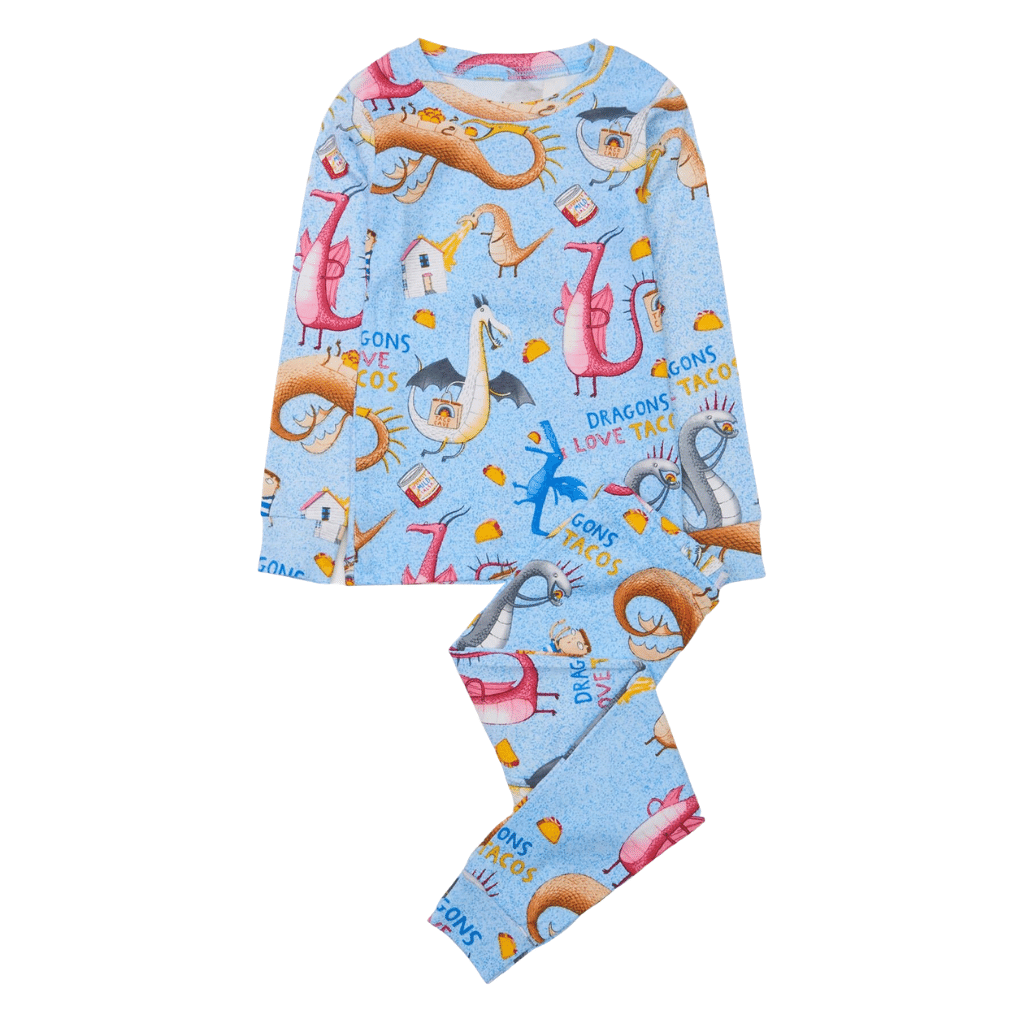 Books To Bed Dragons Love Tacos 2 Book and Pajama Set Books To Bed Dragons Love Tacos 2 Book and Pajama Set