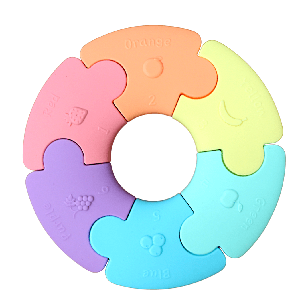 Jellystone Silicone Colour Wheel Puzzle Pastel JD-CWP