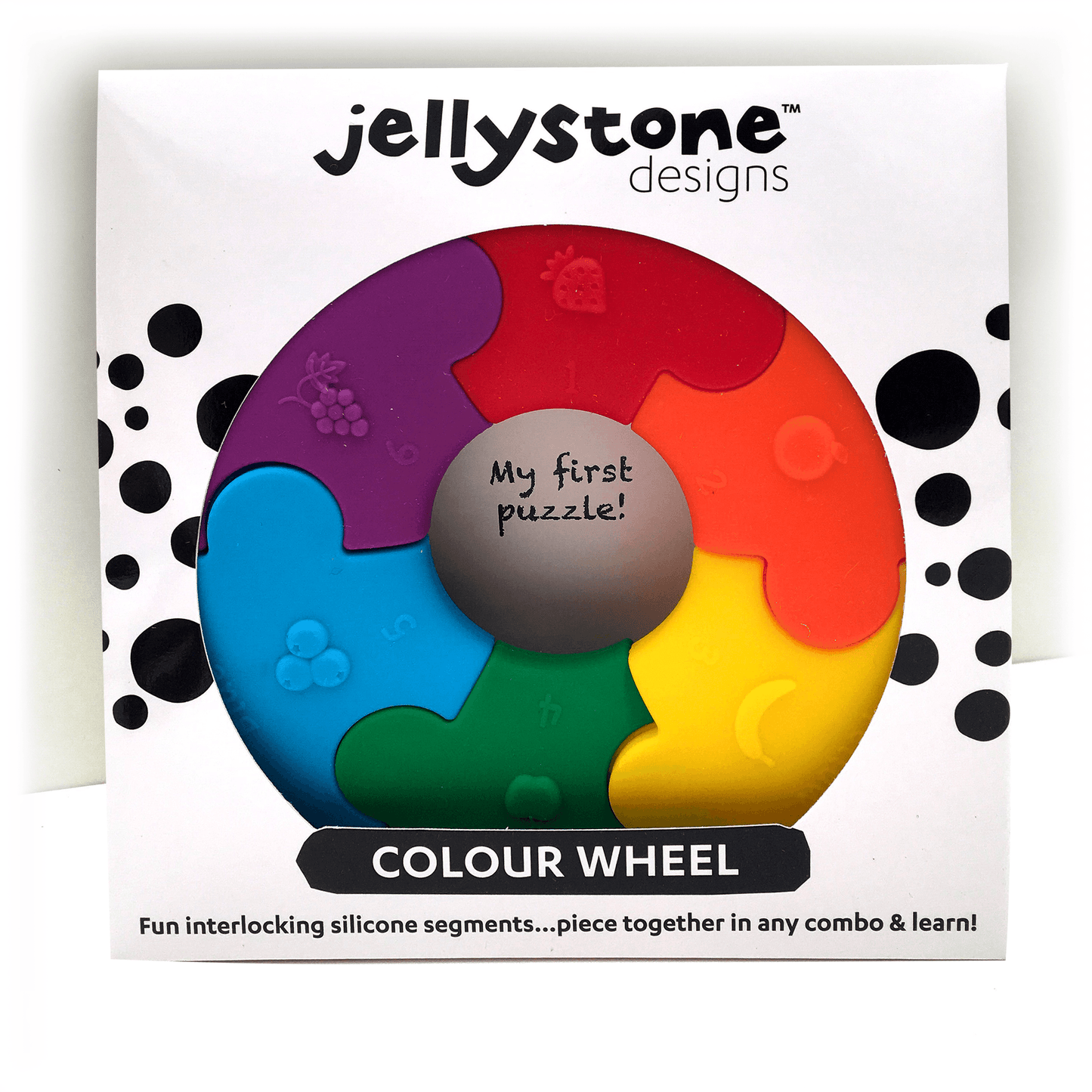 Jellystone Silicone Colour Wheel Puzzle Jellystone Silicone Colour Wheel Puzzle 