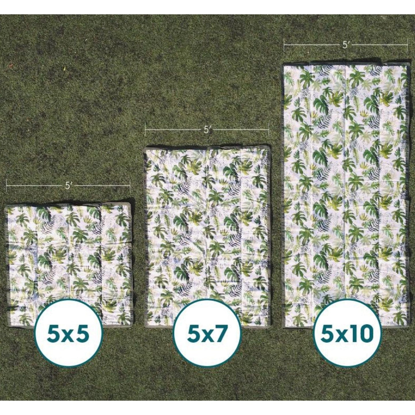 Little Unicorn 5 x 10 Outdoor Blanket - Navy Plaid Little Unicorn 5 x 10 Outdoor Blanket - Navy Plaid
