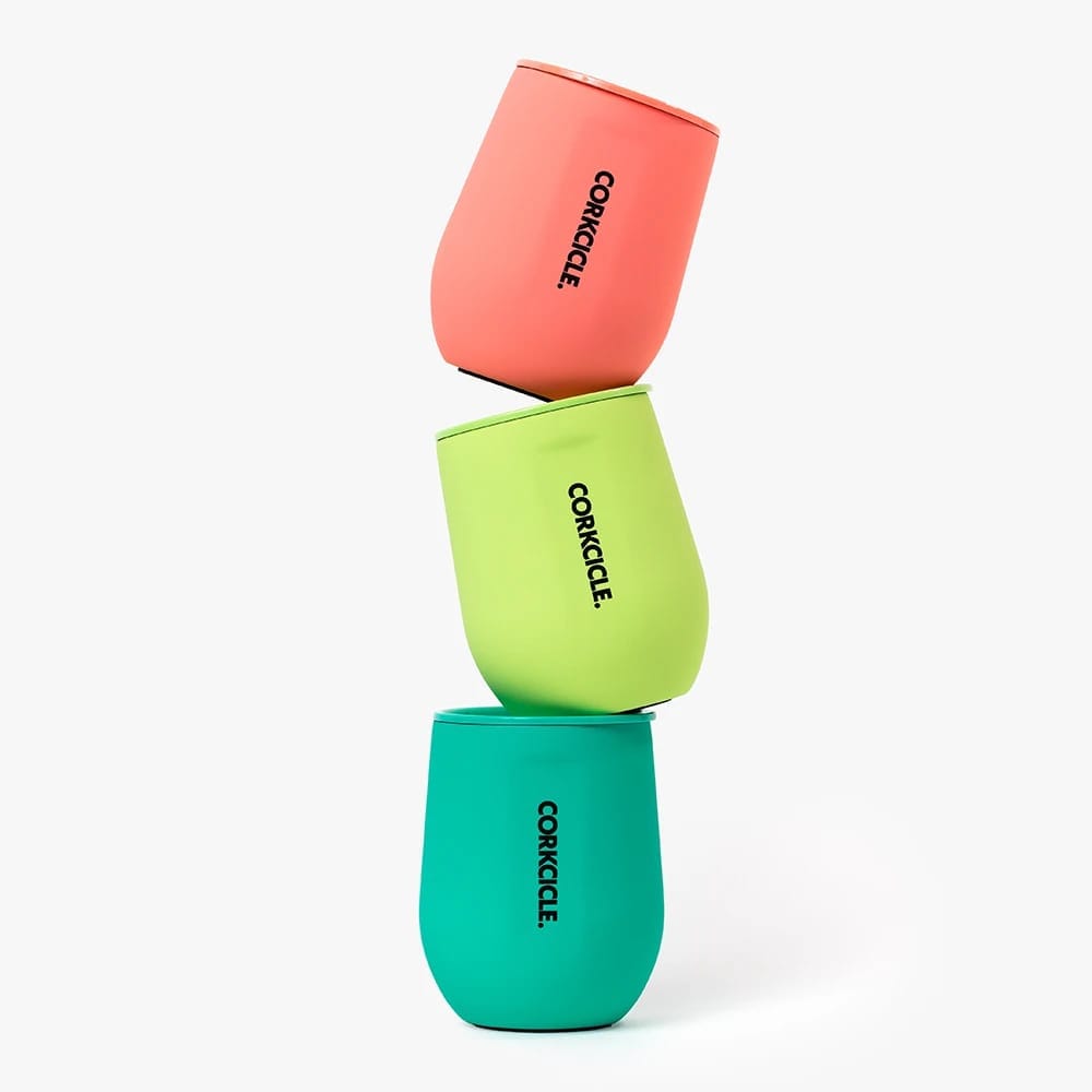 Corkcicle Neon Lights Stemless Insulated Stainless Steel Cup 355ml Corkcicle Neon Lights Stemless Insulated Stainless Steel Cup 355ml
