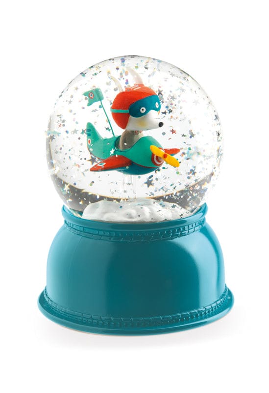 Djeco Aeroplane Snow Globe Night Light Djeco Aeroplane Snow Globe Night Light