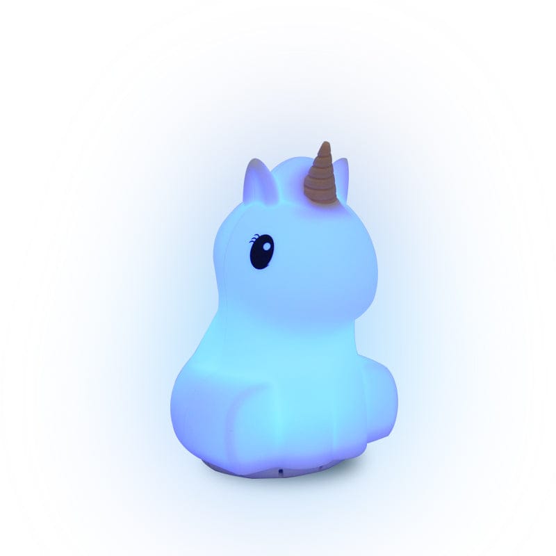 Duski LED Pink Unicorn Silicone Rechargeable Night Light Bluetooth Speaker Duski LED Pink Unicorn Silicone Rechargeable Night Light Bluetooth Speaker