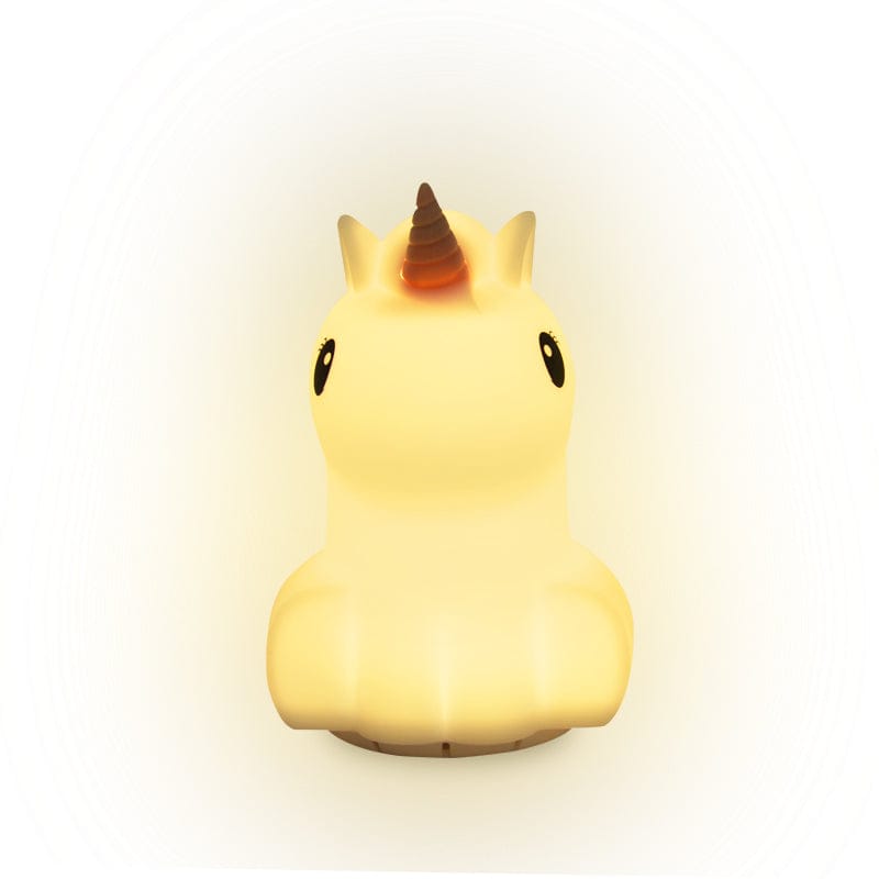 Duski LED Pink Unicorn Silicone Rechargeable Night Light Bluetooth Speaker Duski LED Pink Unicorn Silicone Rechargeable Night Light Bluetooth Speaker