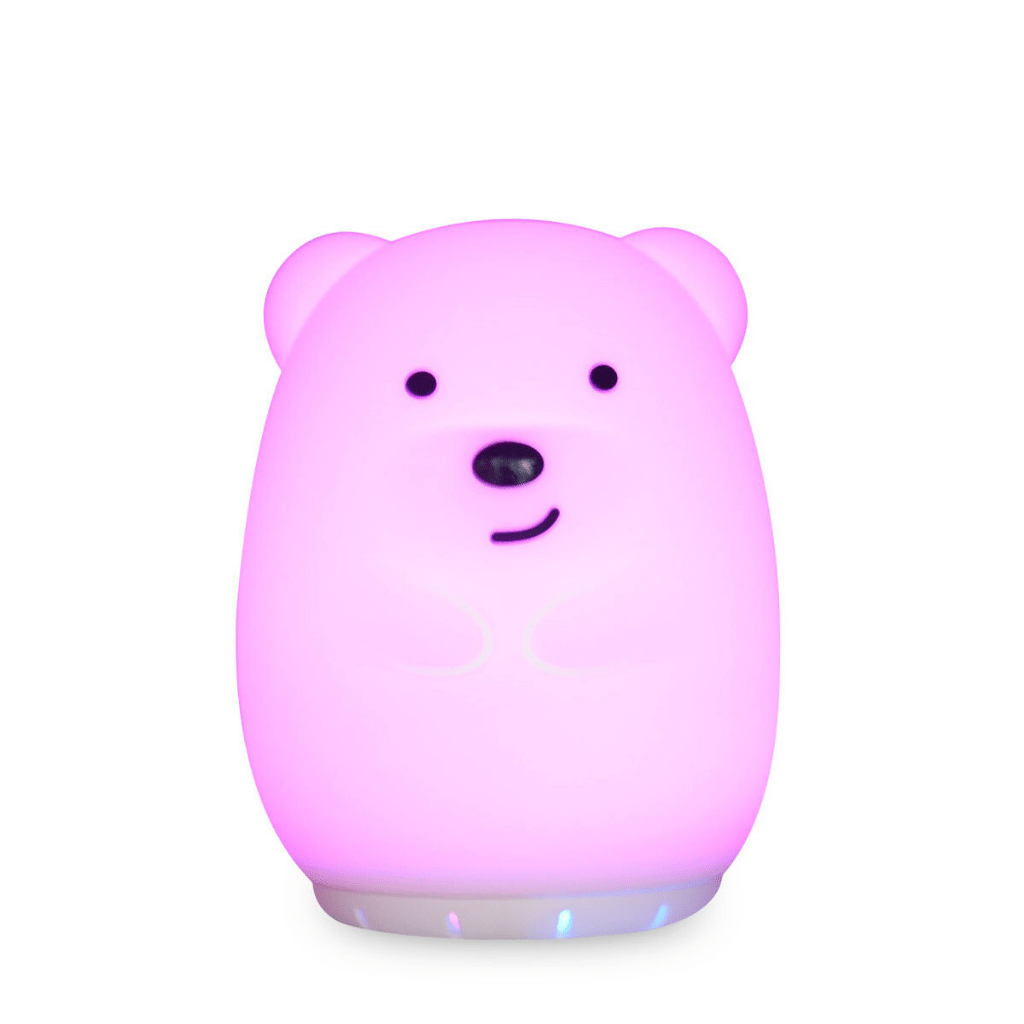 Duski LED Bear Silicone Rechargeable Night Light Bluetooth Speaker Duski LED Bear Silicone Rechargeable Night Light Bluetooth Speaker