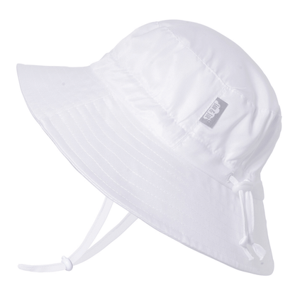 Jan & Jul Kids Gro-With-Me® Aqua-Dry Bucket UPF 50+ Sun Hats White / XL (5-12Y) HAD0-WHT-XL