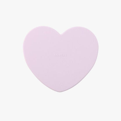 Loveat Heart Silicone Suction Plate + Lid Lilac 
