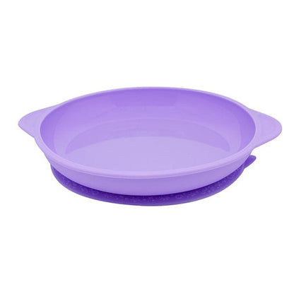Marcus & Marcus Silicone Round Suction Plate Lilac MNMKD32WL