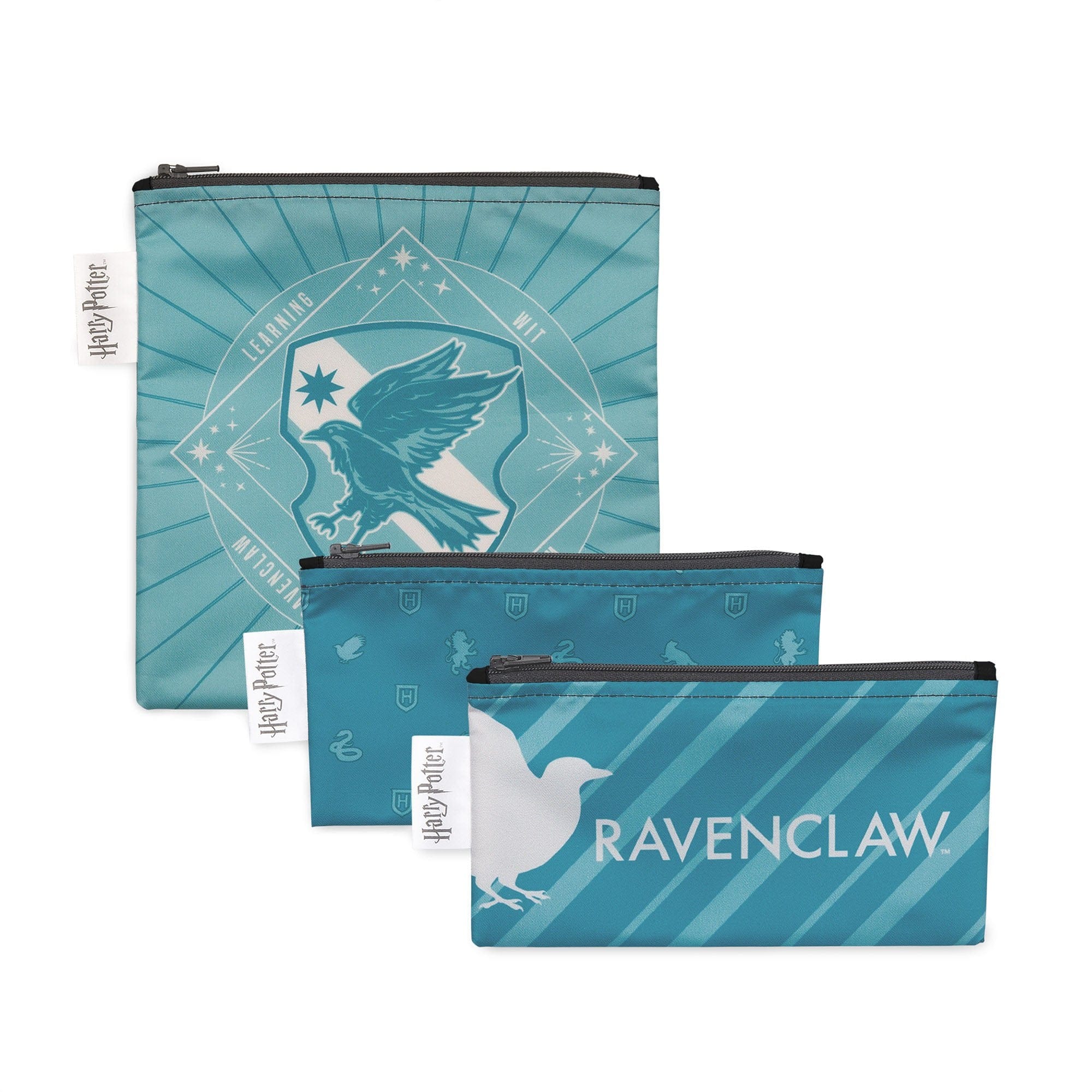 Bumkins Harry Potter™ Reusable Snack Bag - 3 Pack Ravenclaw B0-SSB3-KG-HPR1