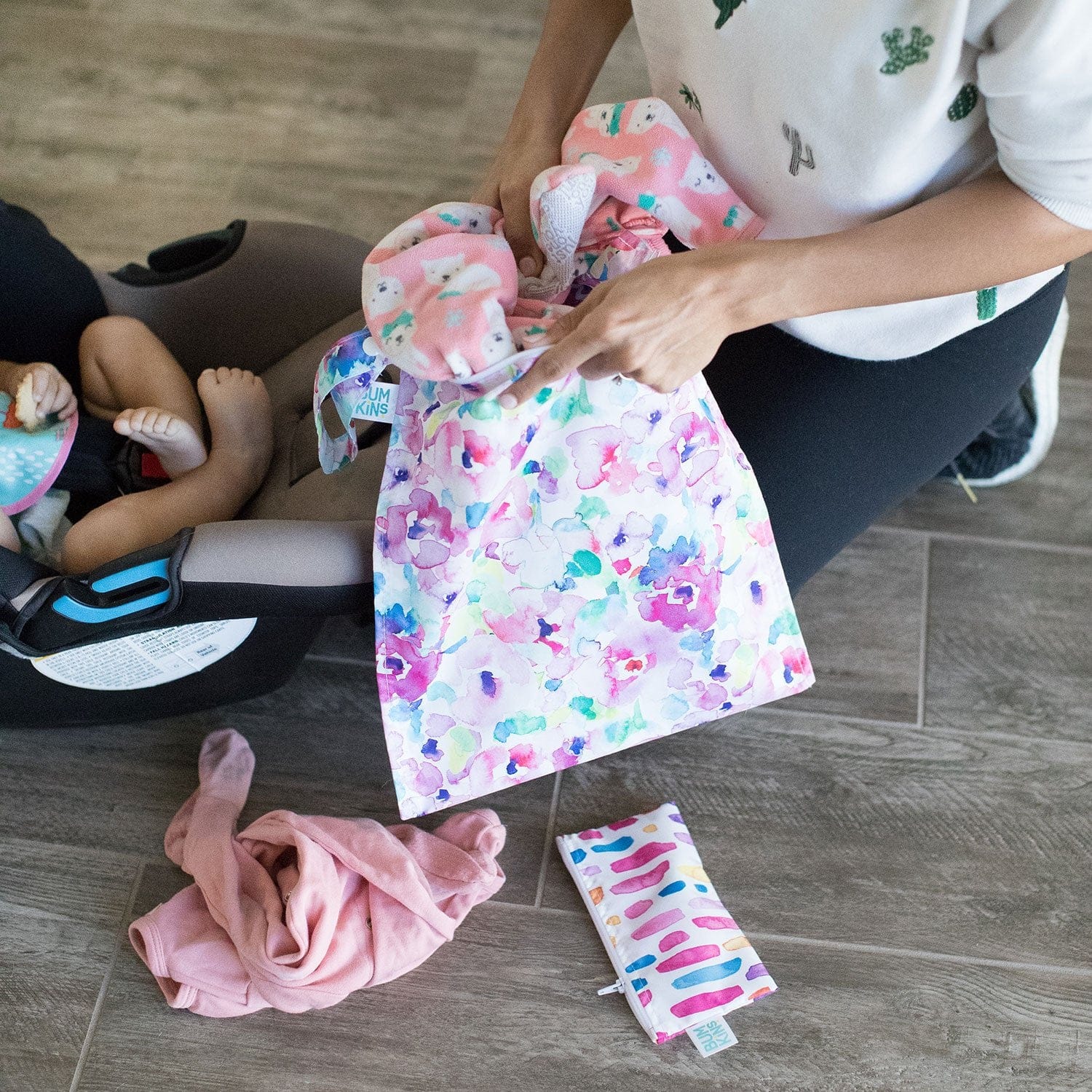 Bumkins Wet Bag - Watercolor Bumkins Wet Bag - Watercolor