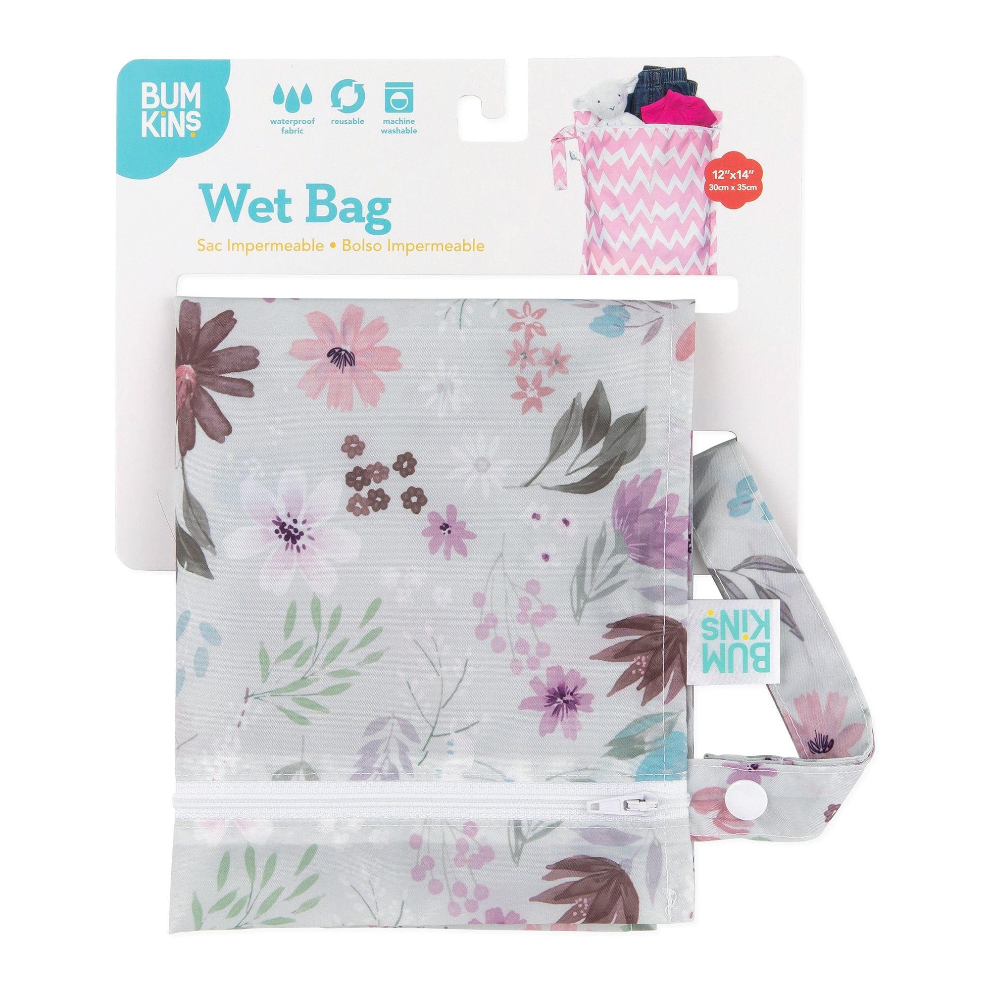 Bumkins Wet Bag - Floral Bumkins Wet Bag - Floral