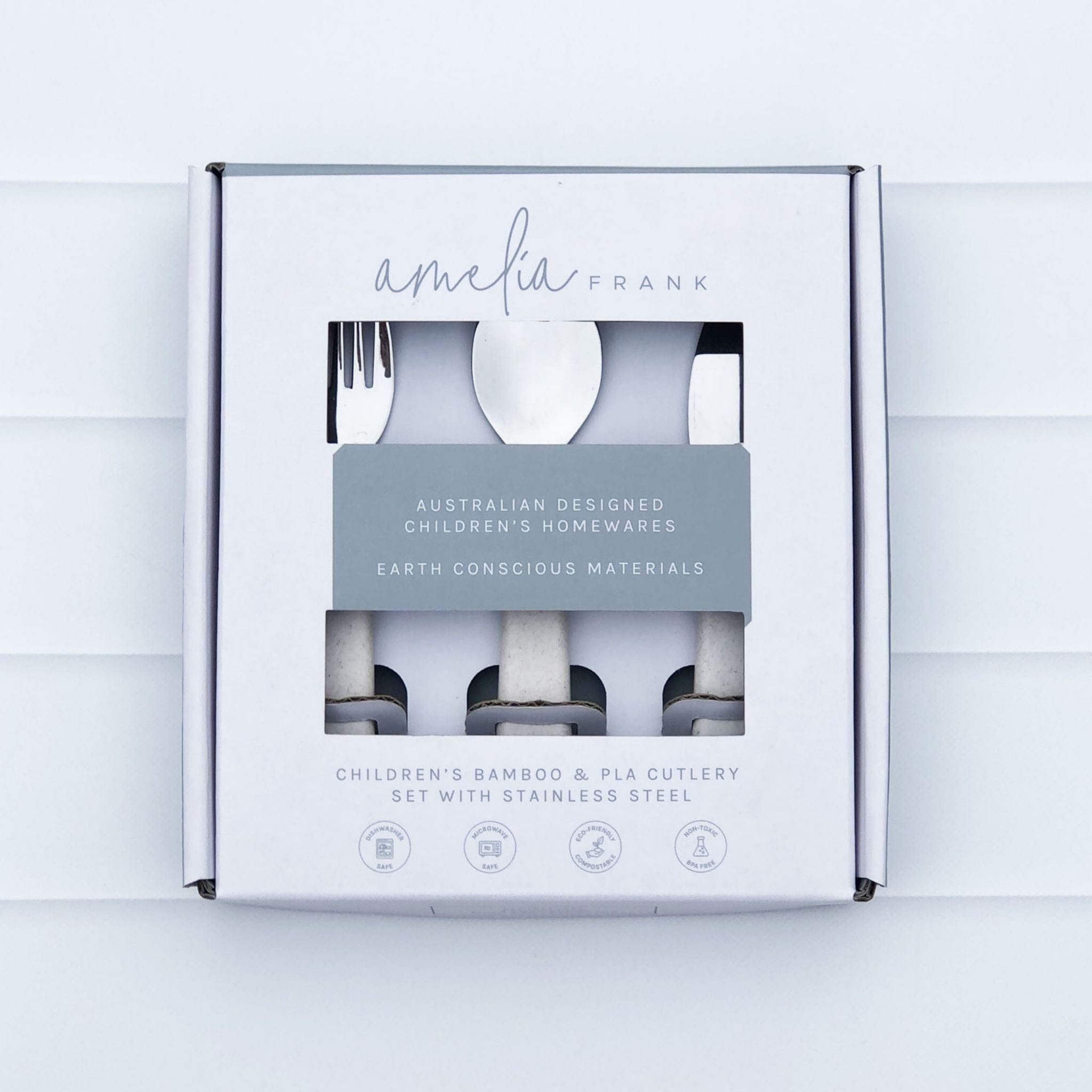 Amelia Frank Children's 3 Piece Cutlery Set Amelia Frank Children's 3 Piece Cutlery Set