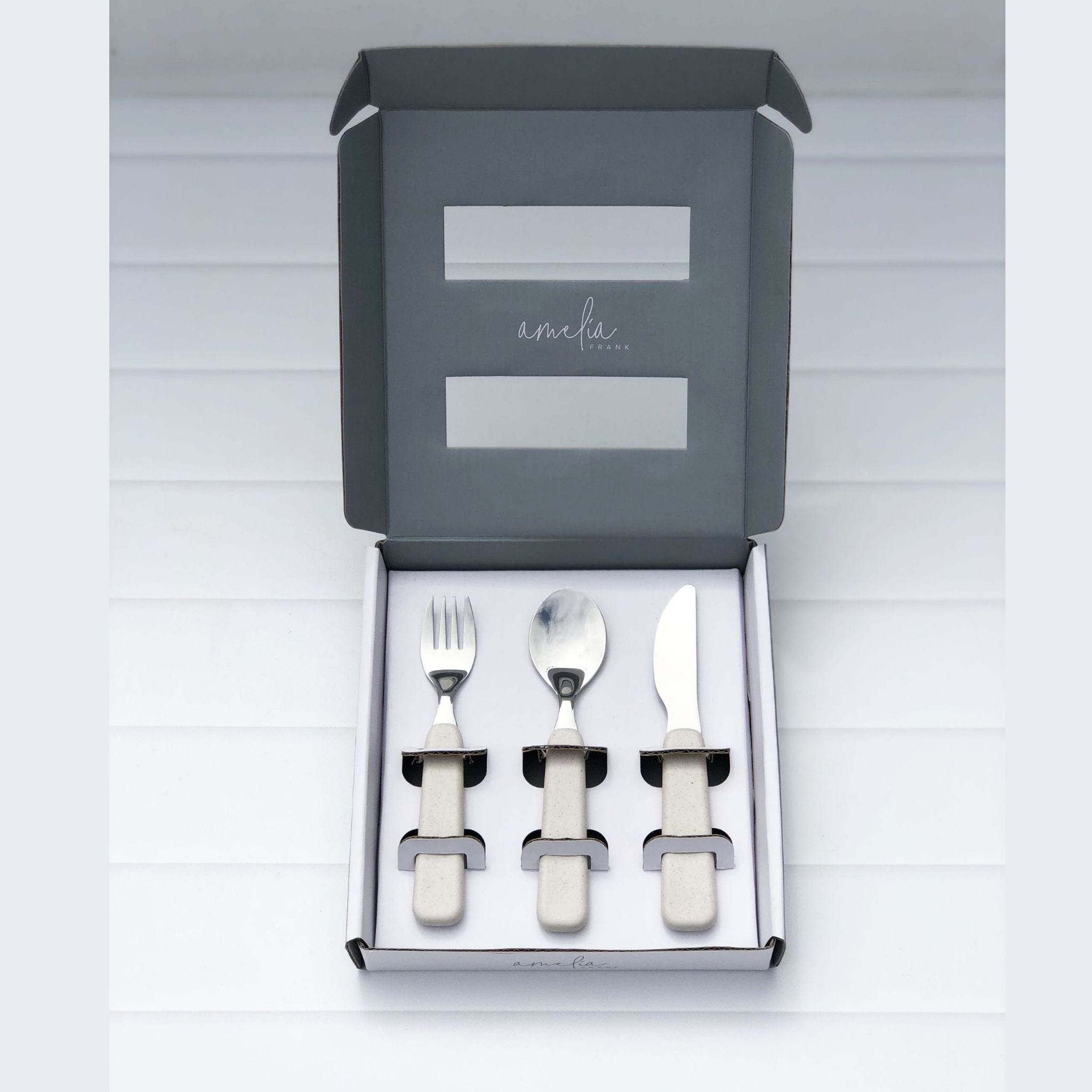 Amelia Frank Children's 3 Piece Cutlery Set Amelia Frank Children's 3 Piece Cutlery Set