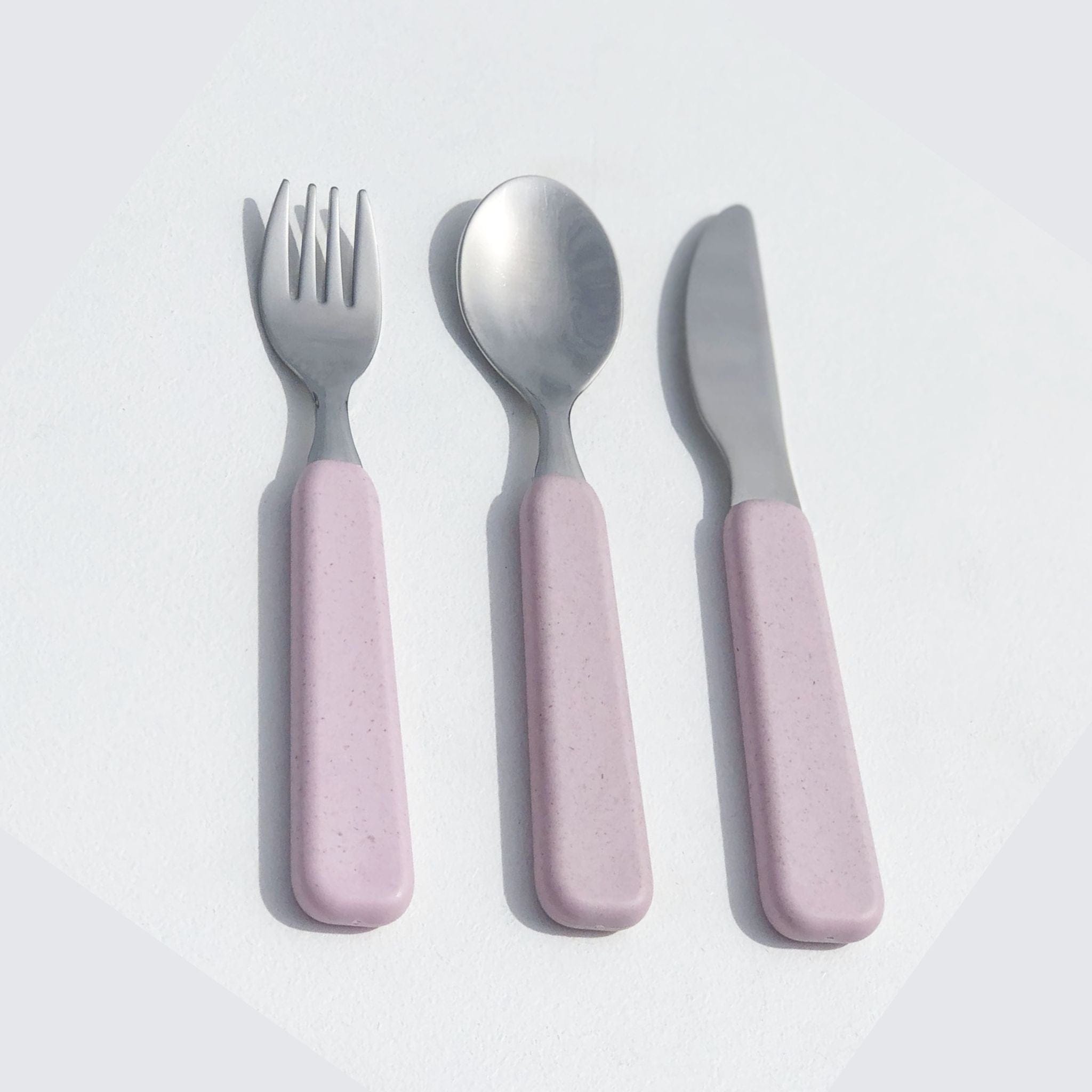 Amelia Frank Children's 3 Piece Cutlery Set Sunset Rose CCS0003