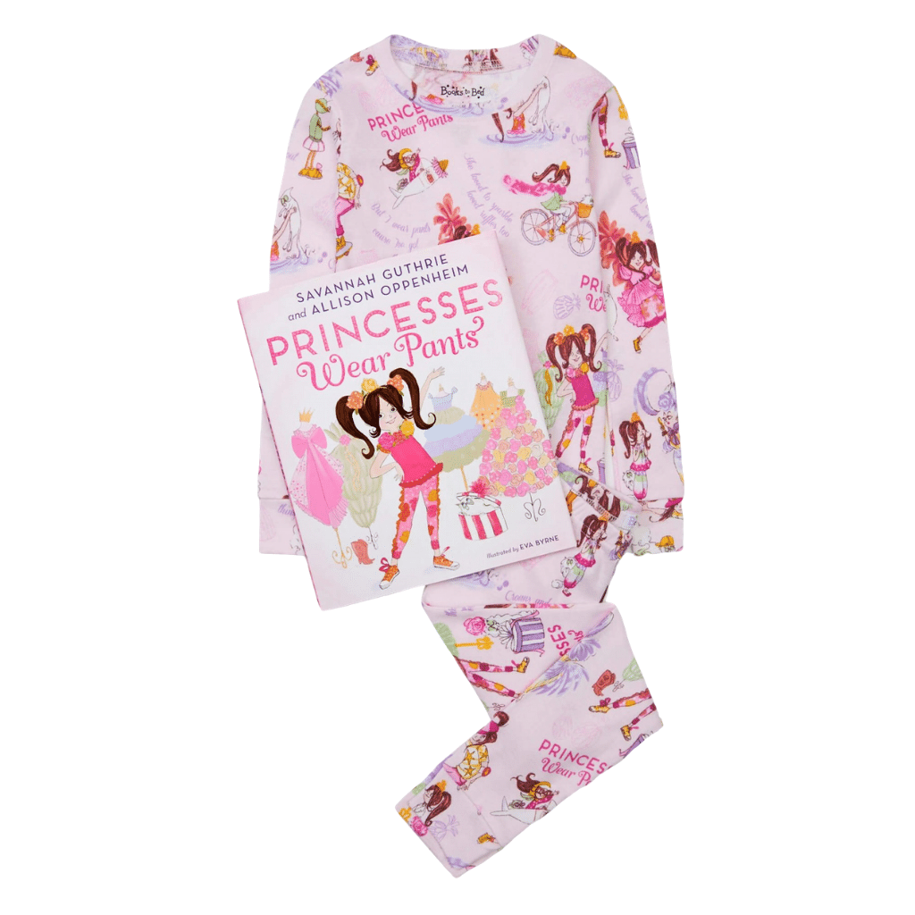 Books To Bed Princesses Wear Pants Book and Pajama Set Books To Bed Princesses Wear Pants Book and Pajama Set