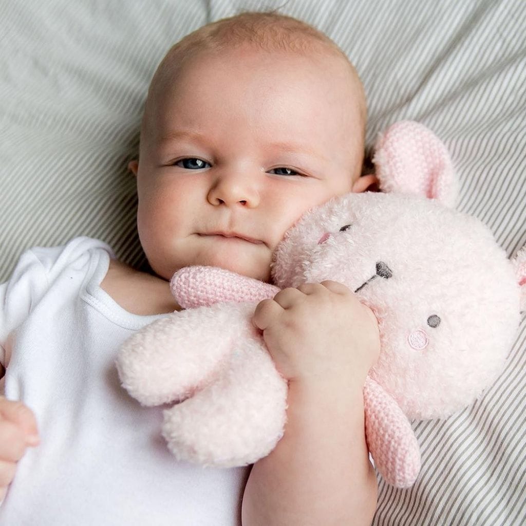 Bubble Lily The Bunny Knitted Plush Cuddly Toy Bubble Lily The Bunny Knitted Plush Cuddly Toy