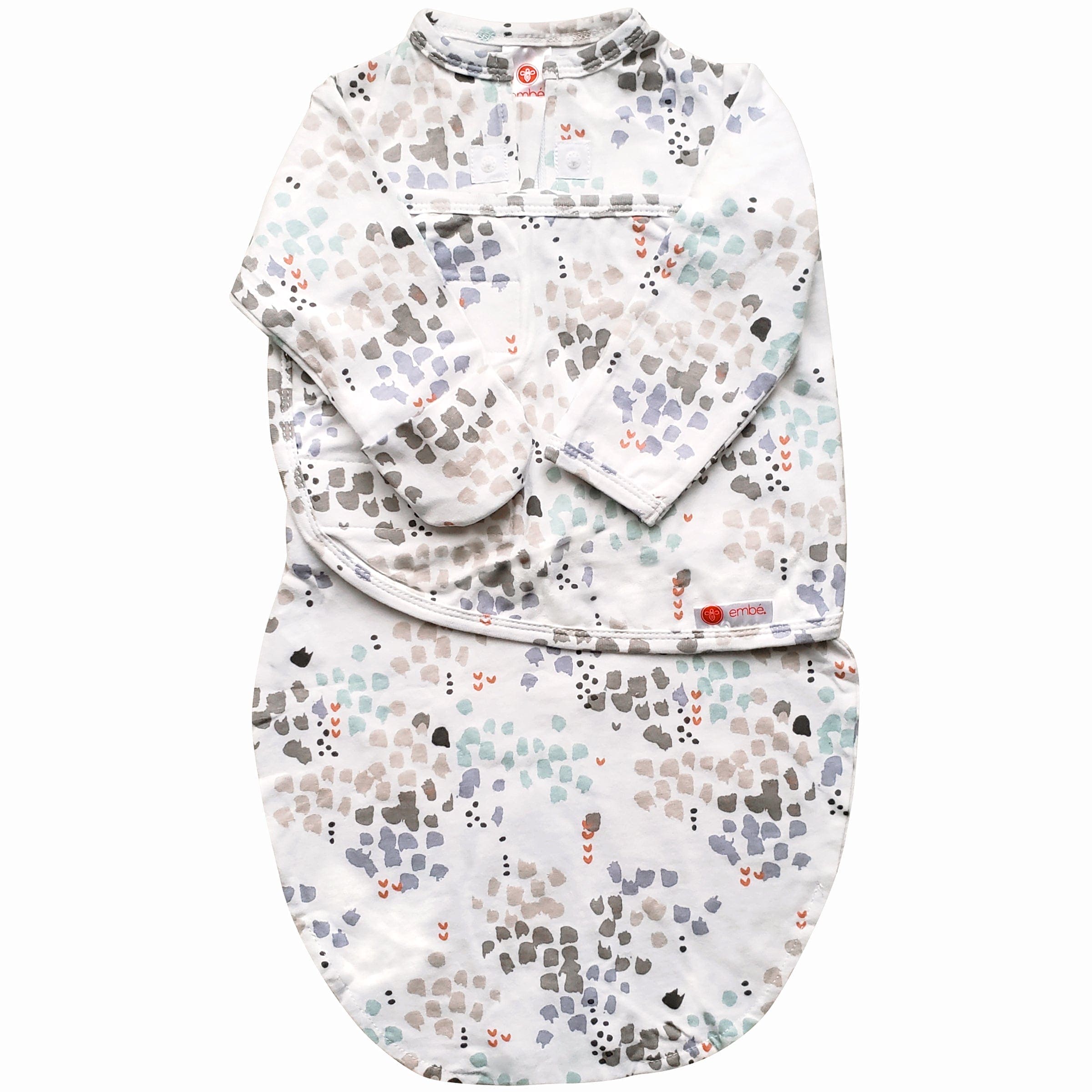 embé Starter 2-Way Long Sleeve Swaddle Sack (0-4mos) Disperse SLSWTR2008