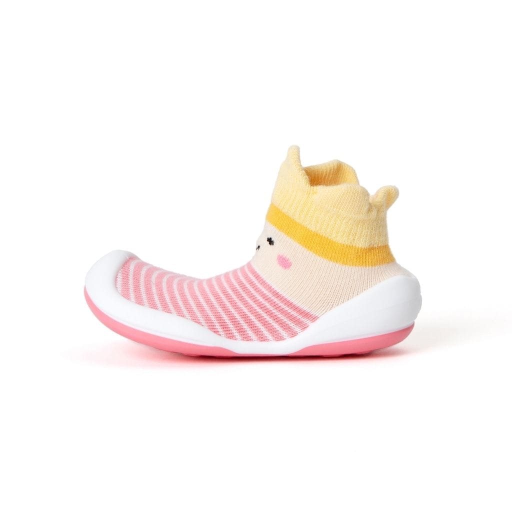 Komuello Crown Princess Baby Rubber Sole Sock Shoes Komuello Crown Princess Baby Rubber Sole Sock Shoes